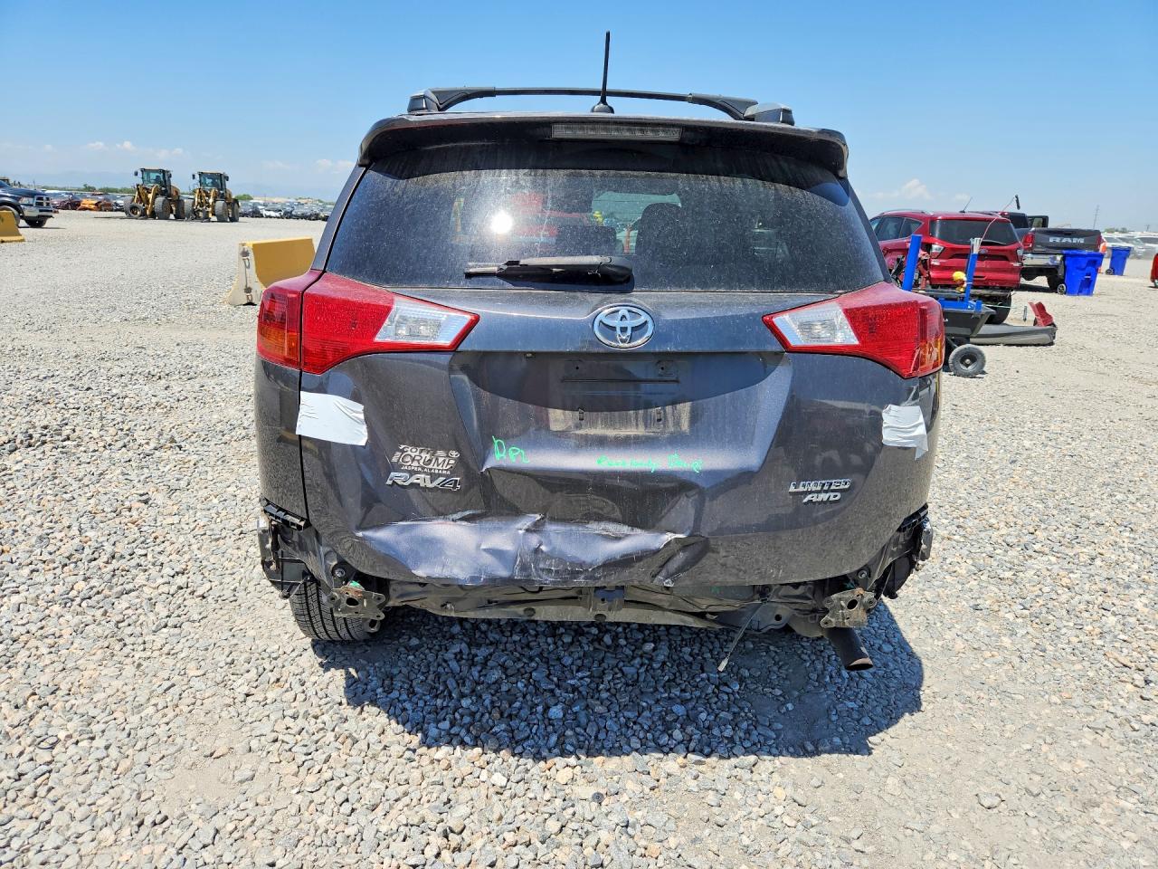 2015 Toyota Rav4 Limited Gray vin: 2T3DFREV1FW351903