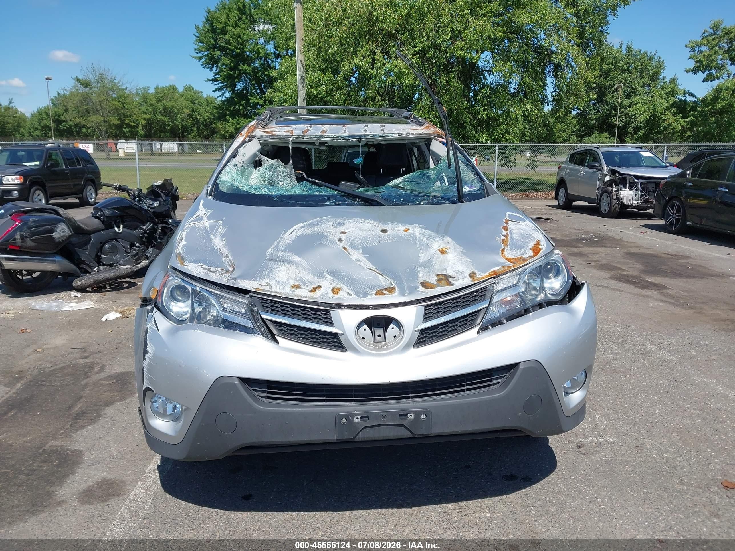 2015 Toyota Rav4 Limited Silver vin: 2T3DFREV1FW365283