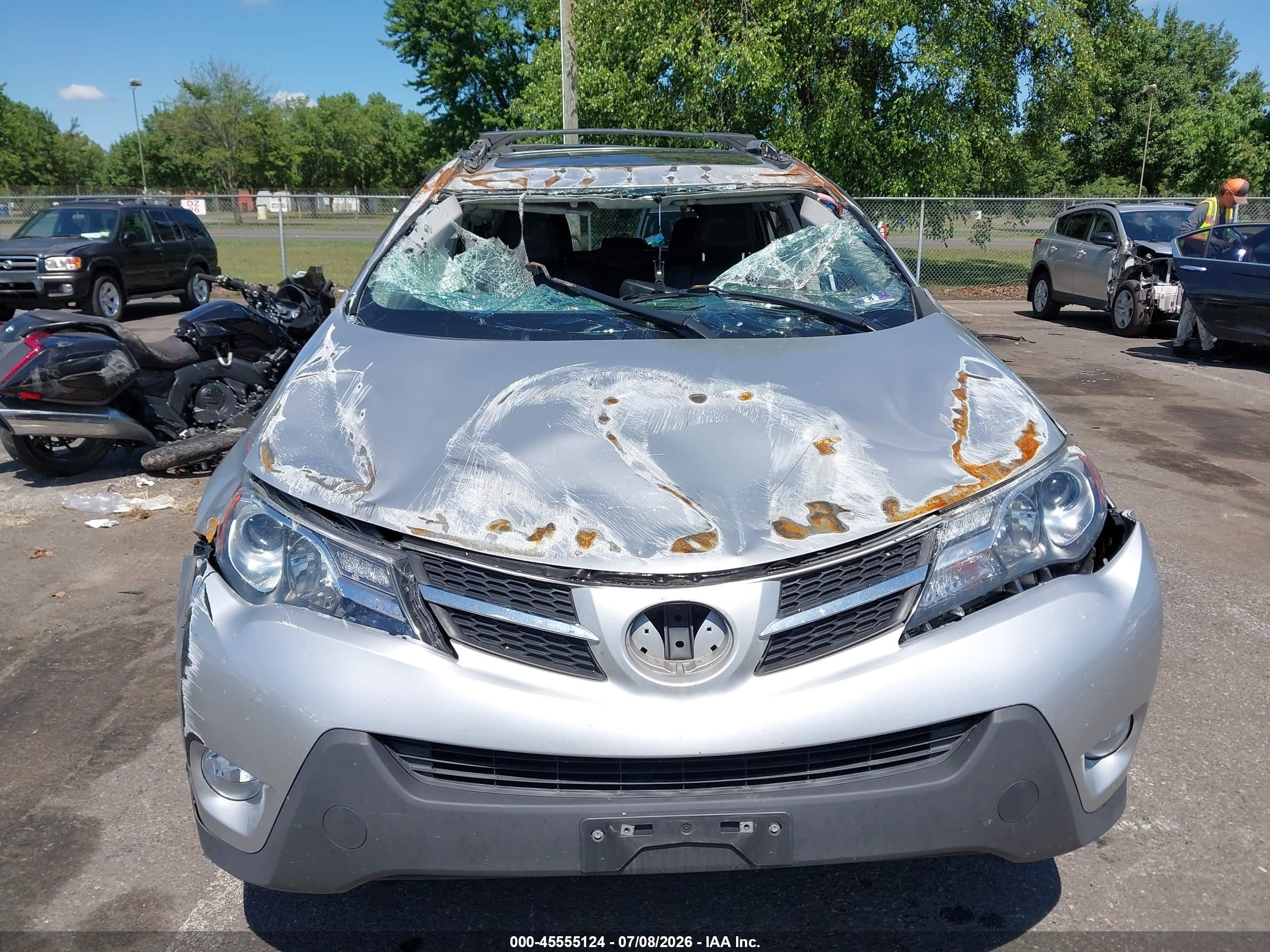 2015 Toyota Rav4 Limited Silver vin: 2T3DFREV1FW365283