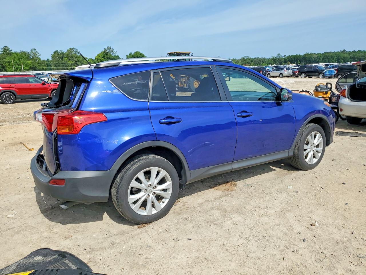 2015 Toyota Rav4 Limited Blue vin: 2T3DFREV1FW403336