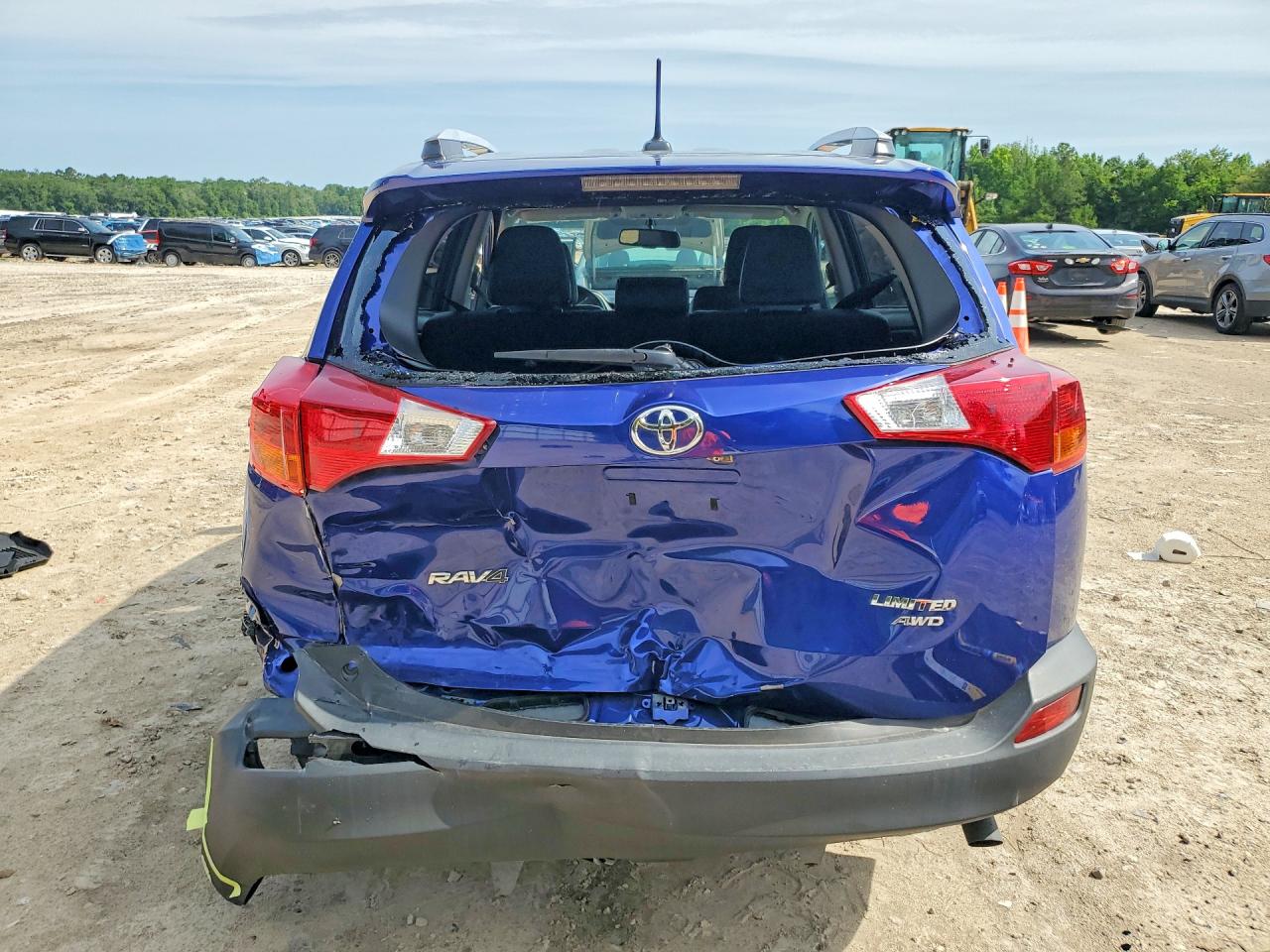 2015 Toyota Rav4 Limited Blue vin: 2T3DFREV1FW403336