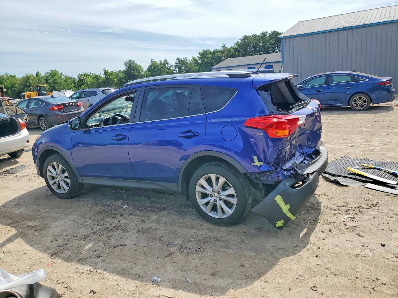 2015 Toyota Rav4 Limited Blue vin: 2T3DFREV1FW403336