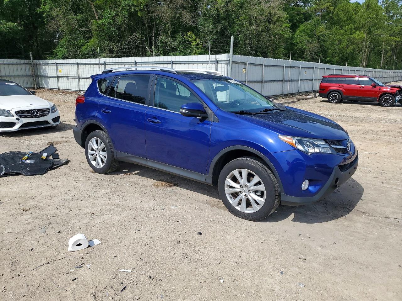 2015 Toyota Rav4 Limited Blue vin: 2T3DFREV1FW403336