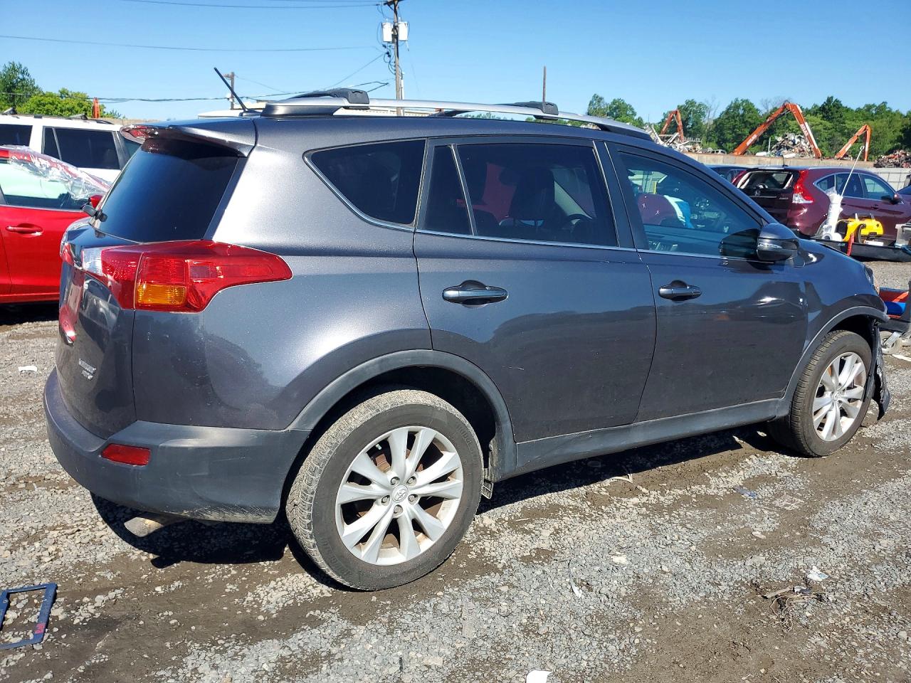 2013 Toyota Rav4 Limited Gray vin: 2T3DFREV2DW006635