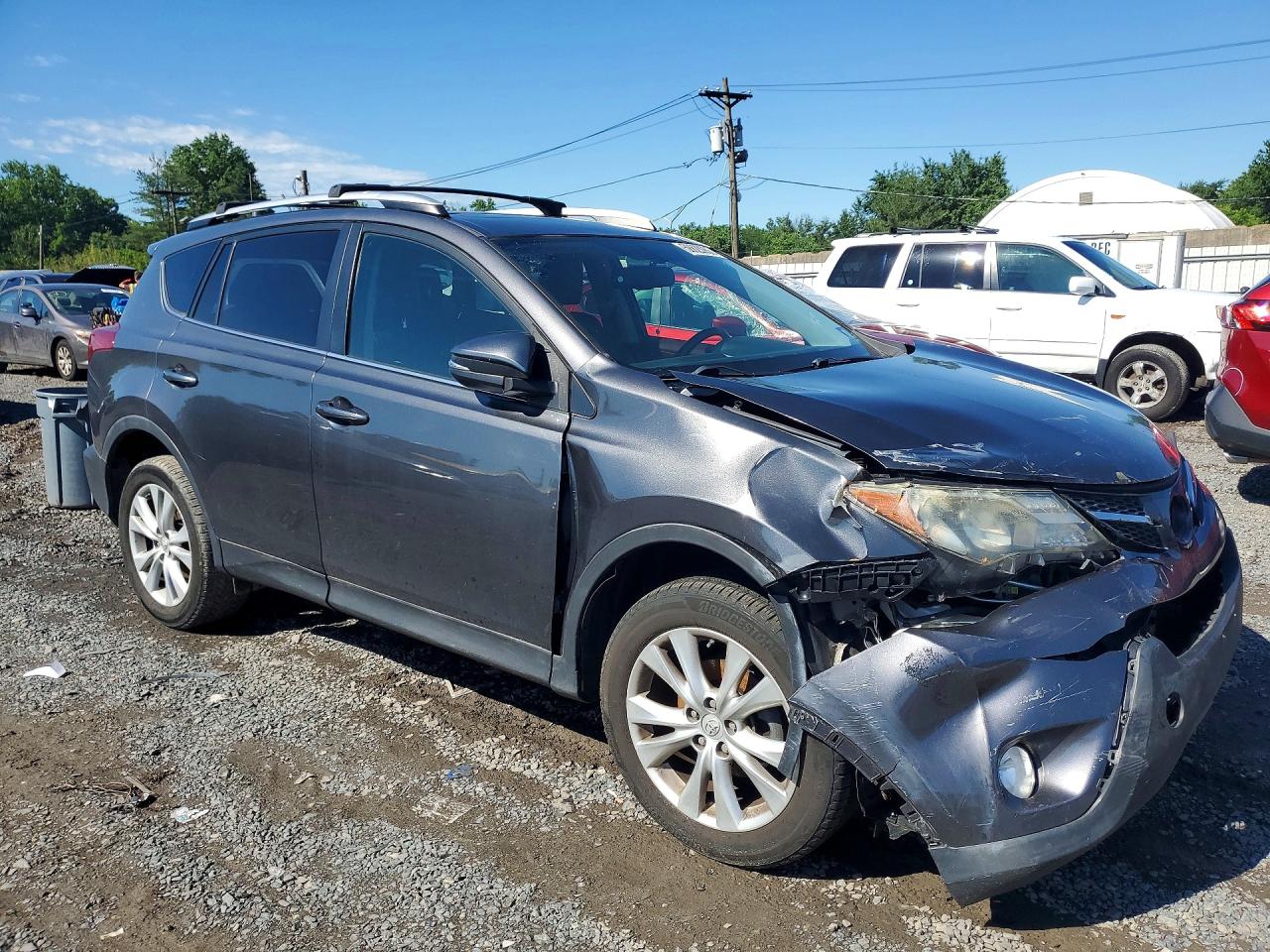 2013 Toyota Rav4 Limited Gray vin: 2T3DFREV2DW006635