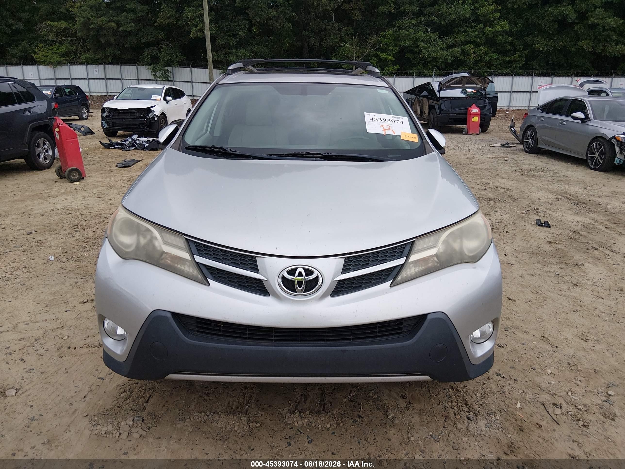 2013 Toyota Rav4 Limited Silver vin: 2T3DFREV2DW017005