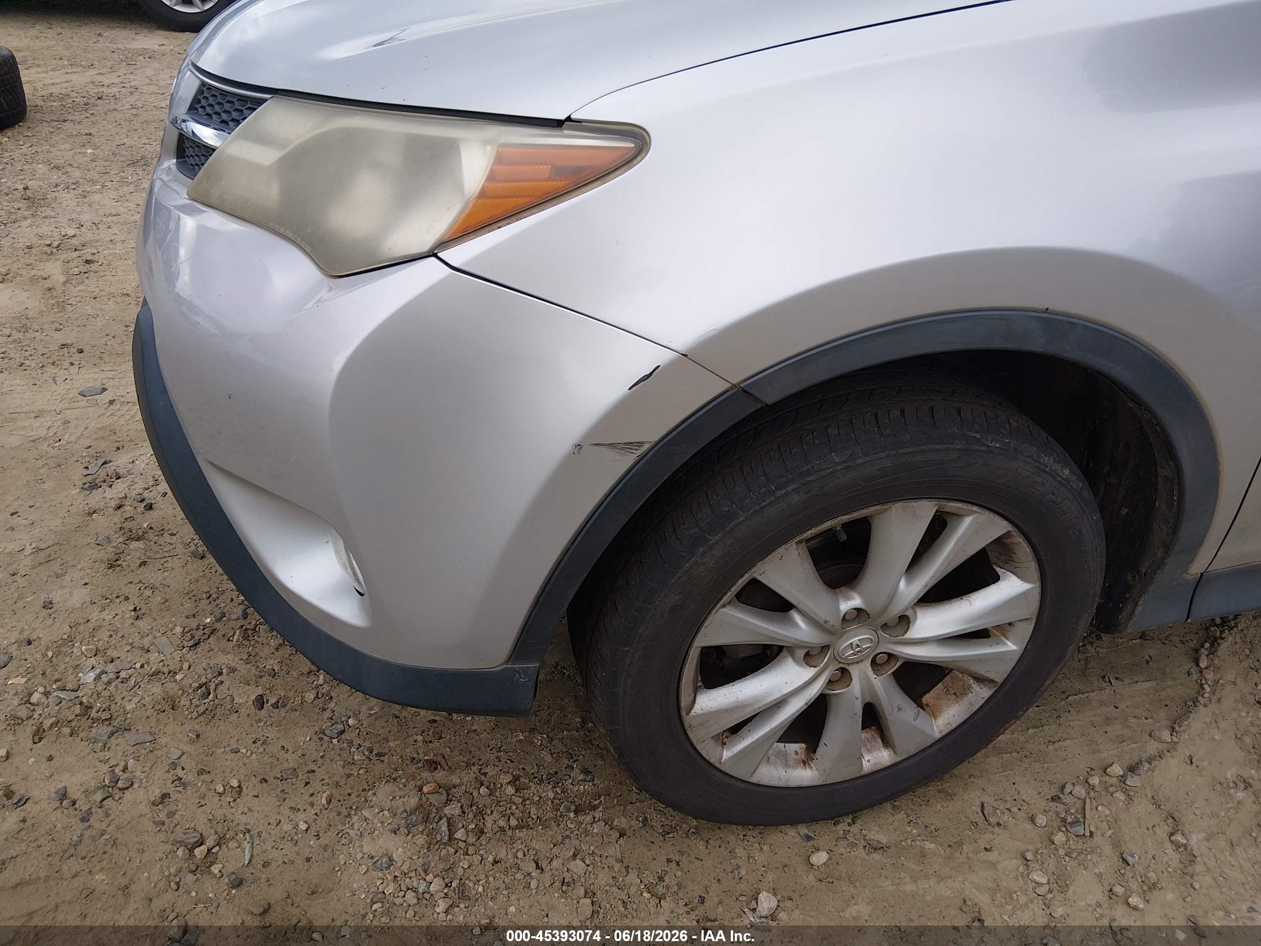 2013 Toyota Rav4 Limited Silver vin: 2T3DFREV2DW017005