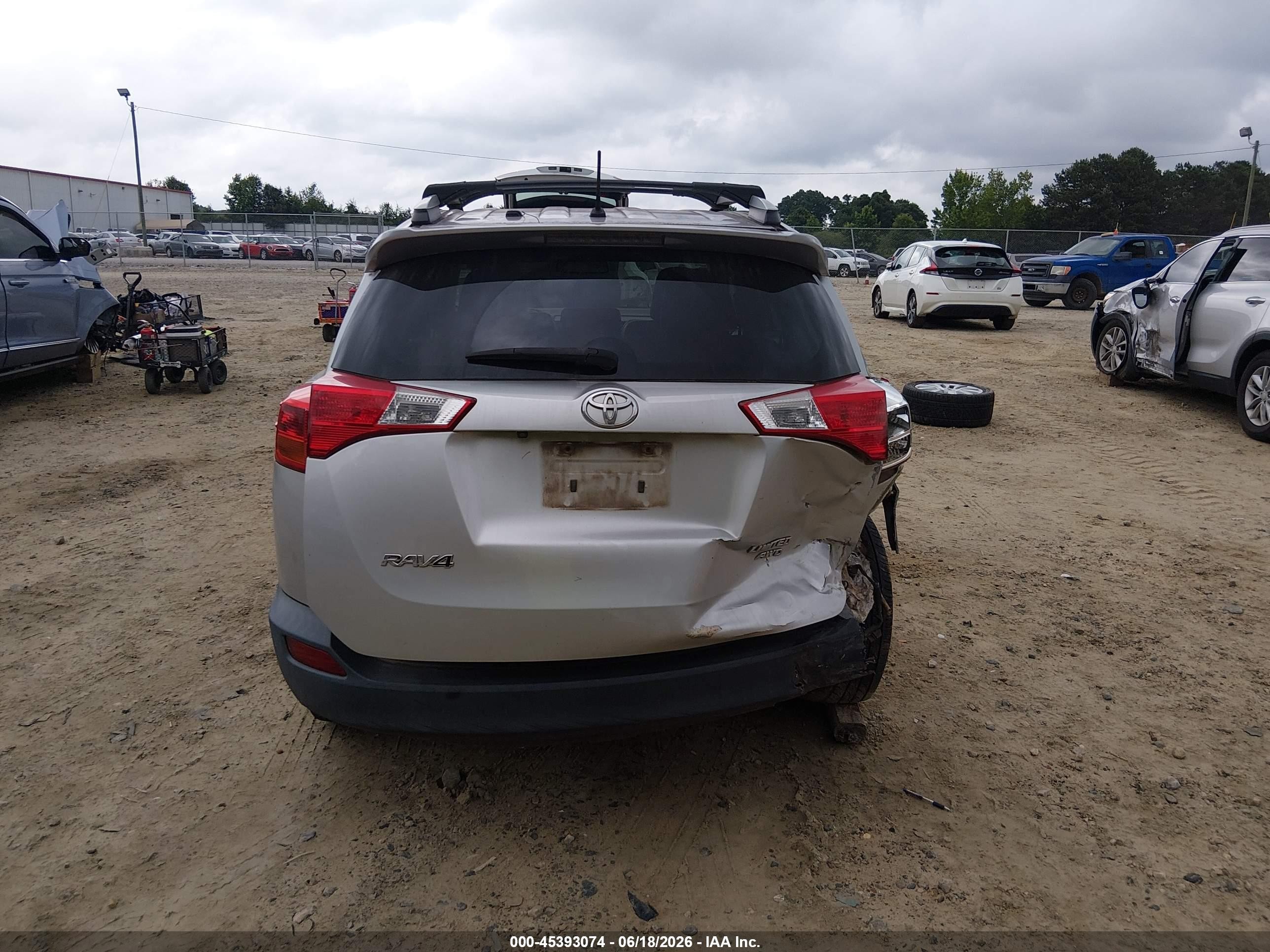 2013 Toyota Rav4 Limited Silver vin: 2T3DFREV2DW017005