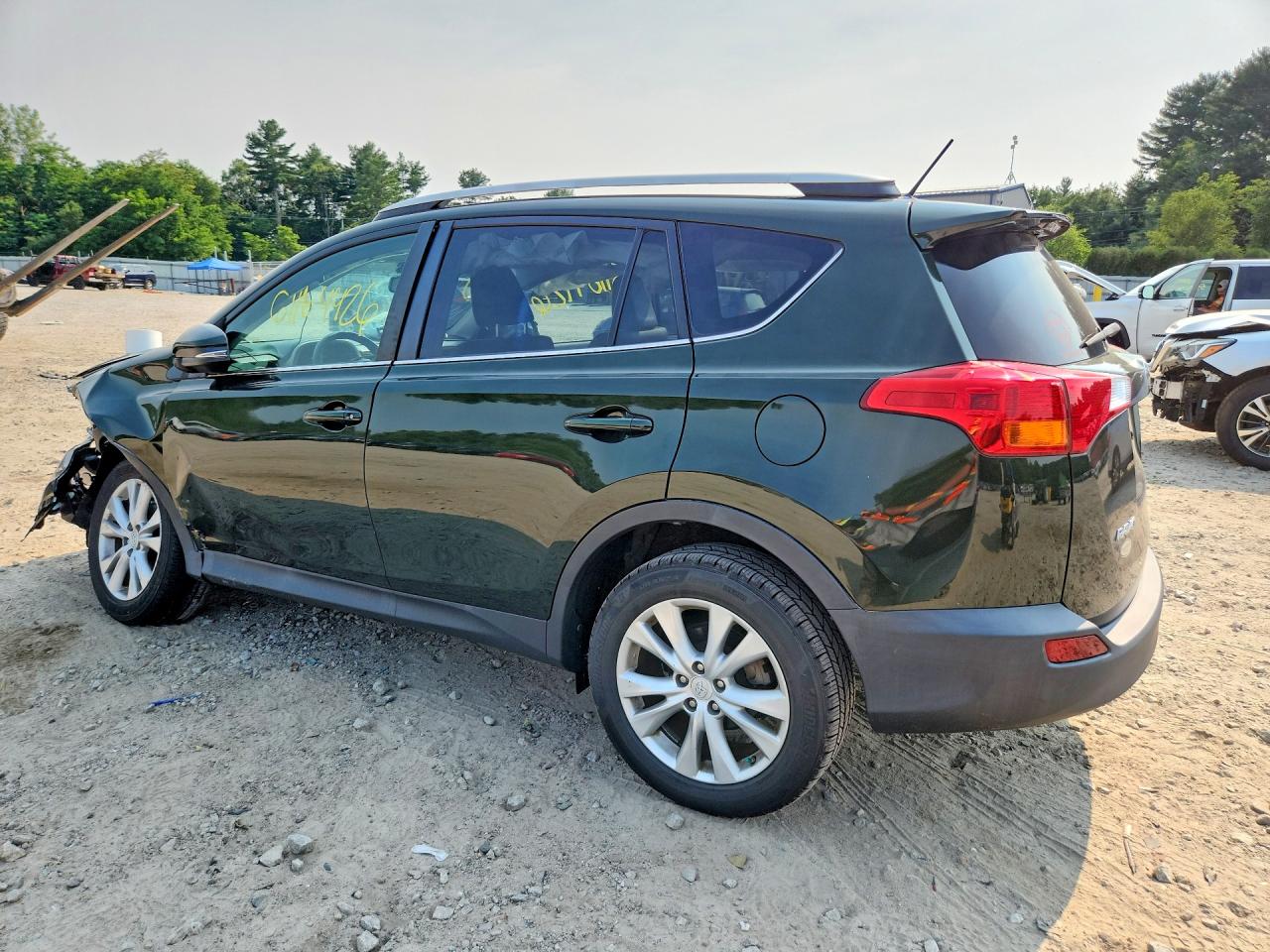 2013 Toyota Rav4 Limited Green vin: 2T3DFREV2DW038033
