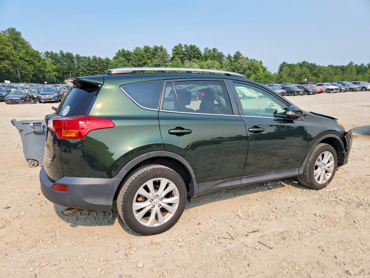 2013 Toyota Rav4 Limited Green vin: 2T3DFREV2DW038033