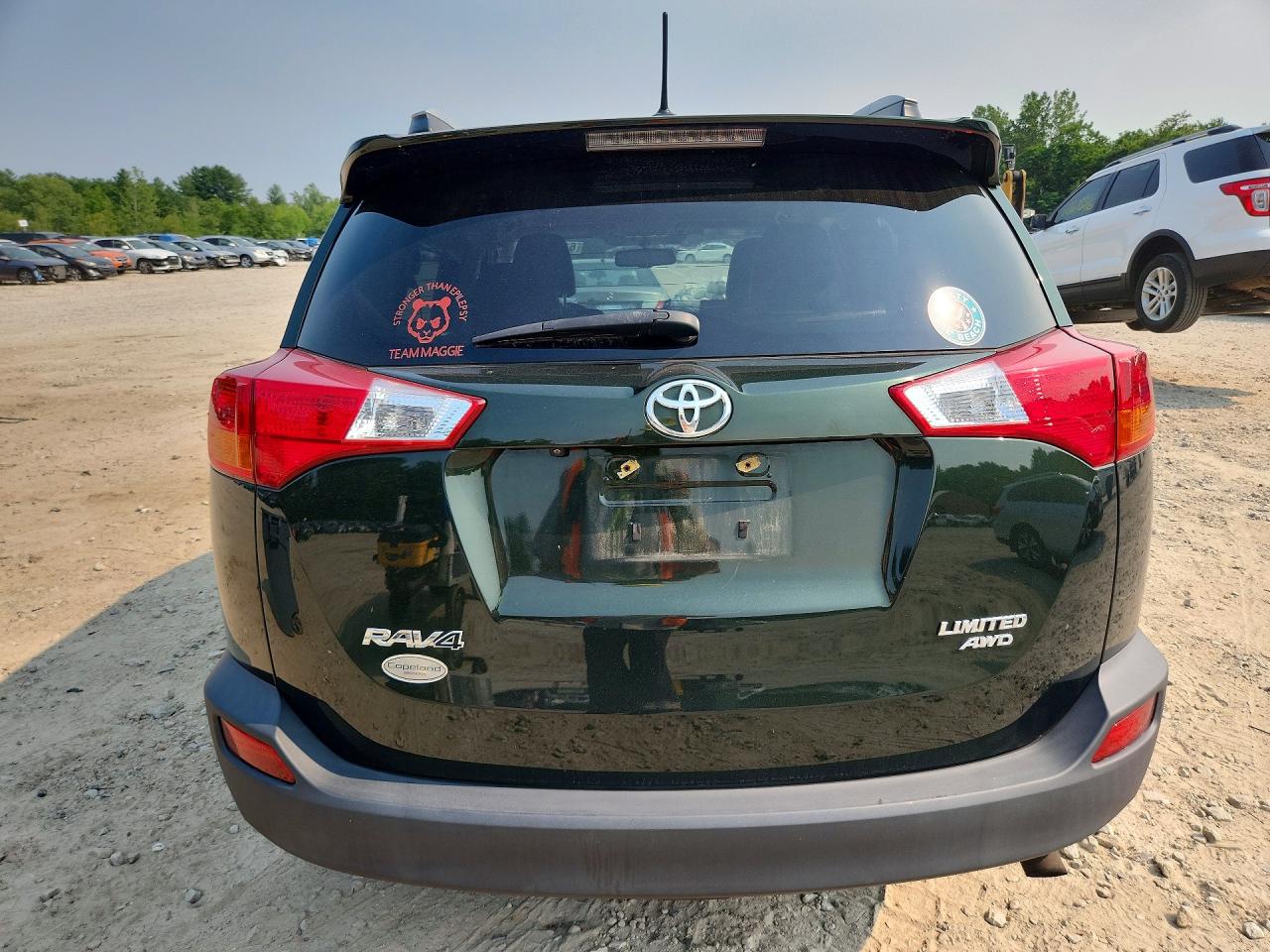 2013 Toyota Rav4 Limited Green vin: 2T3DFREV2DW038033