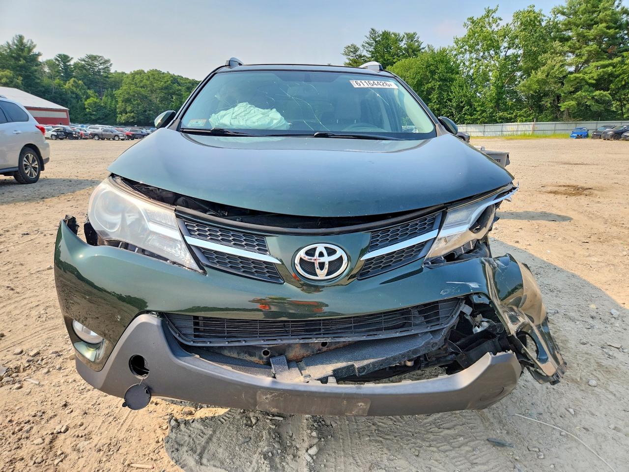 2013 Toyota Rav4 Limited Green vin: 2T3DFREV2DW038033