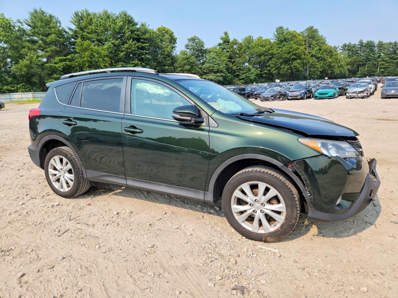 2013 Toyota Rav4 Limited Green vin: 2T3DFREV2DW038033