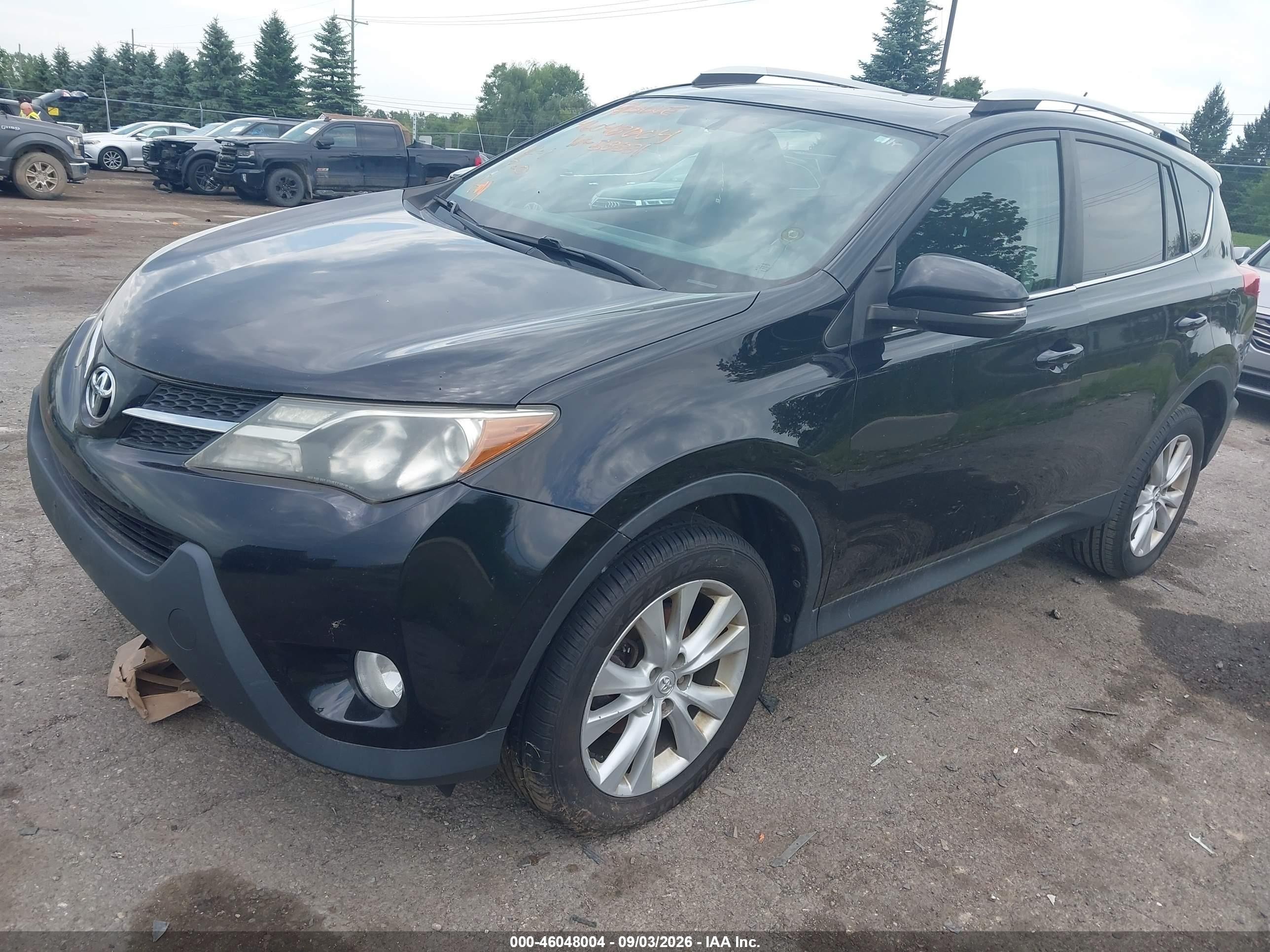 2013 Toyota Rav4 Limited Black vin: 2T3DFREV2DW058881