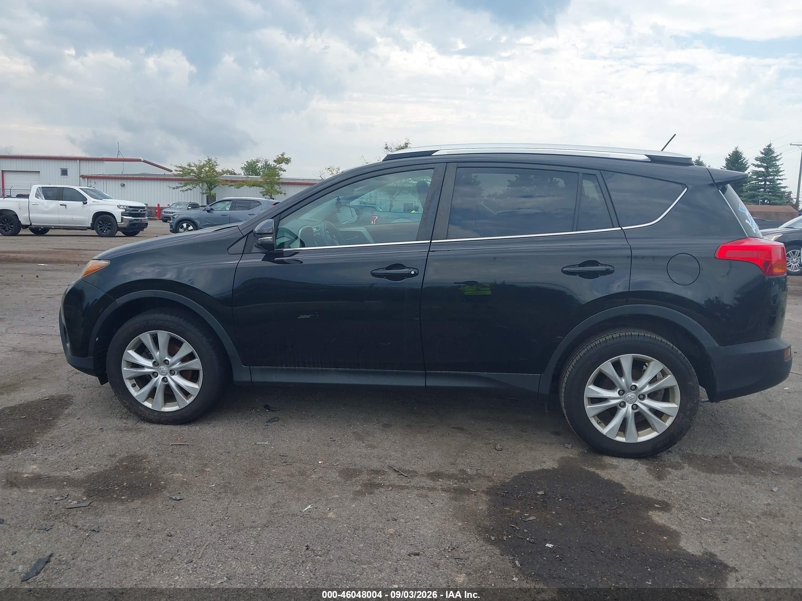2013 Toyota Rav4 Limited Black vin: 2T3DFREV2DW058881