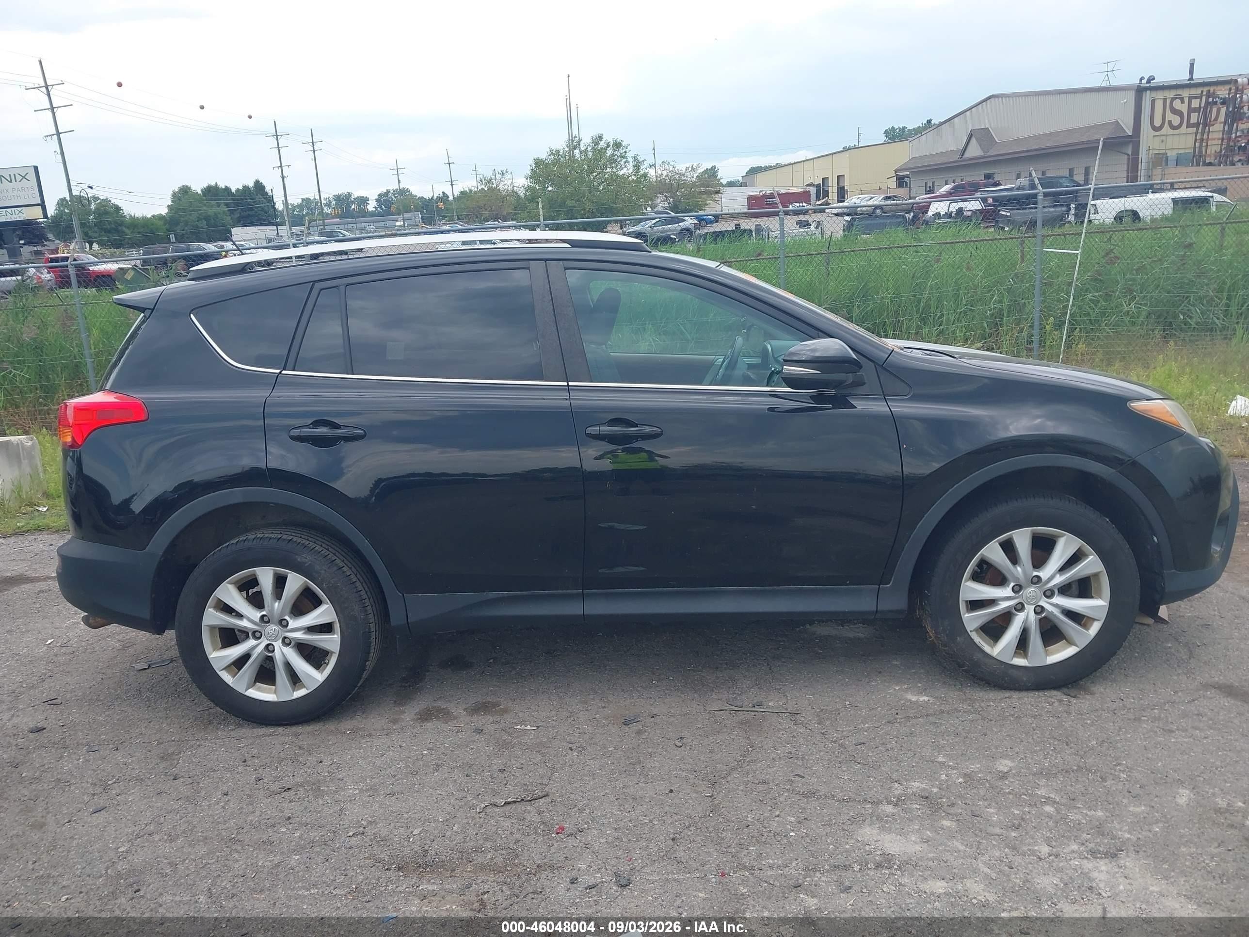 2013 Toyota Rav4 Limited Black vin: 2T3DFREV2DW058881