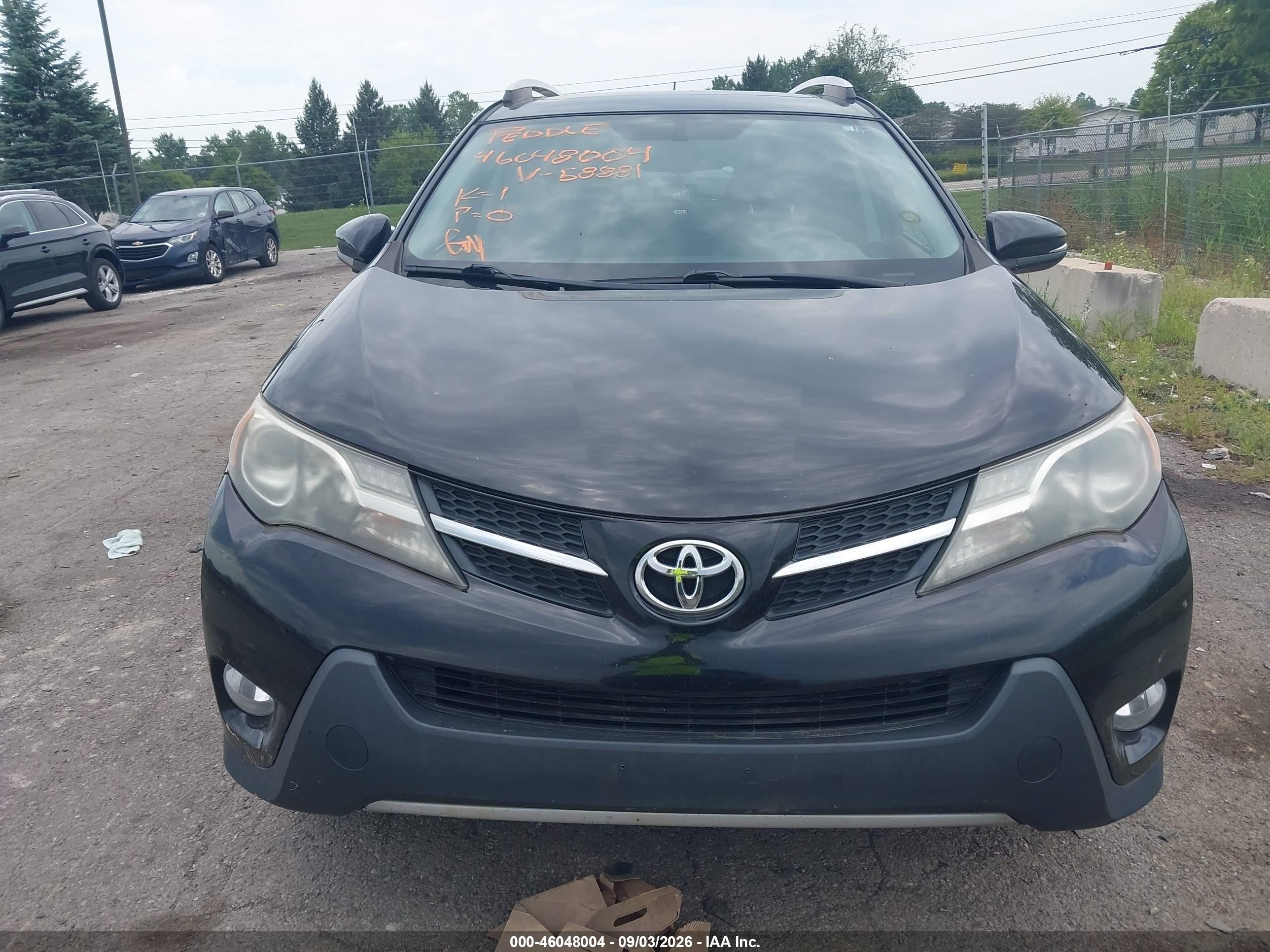 2013 Toyota Rav4 Limited Black vin: 2T3DFREV2DW058881