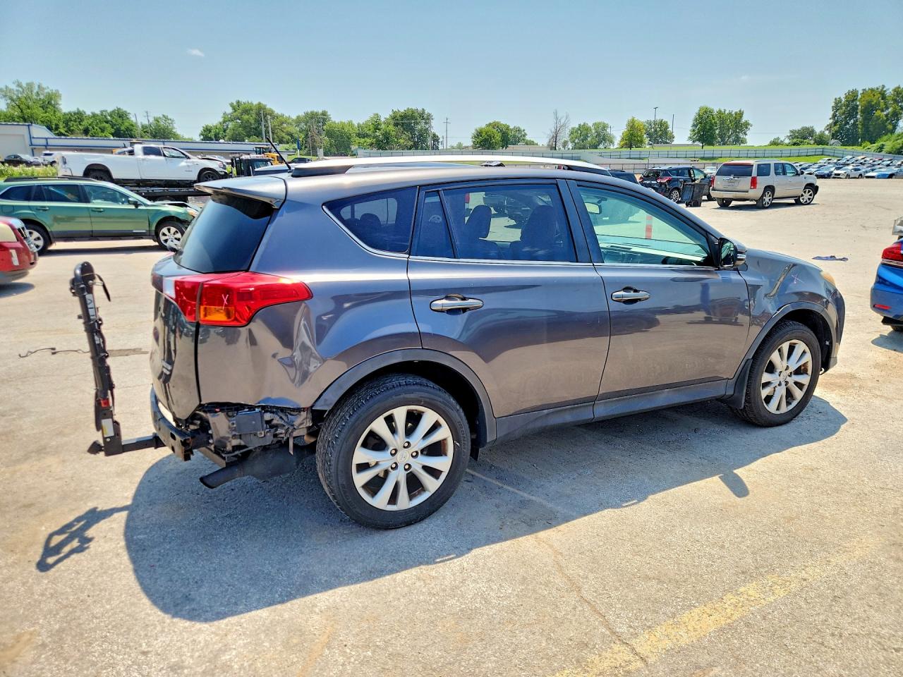 2013 Toyota Rav4 Limited Gray vin: 2T3DFREV2DW067385