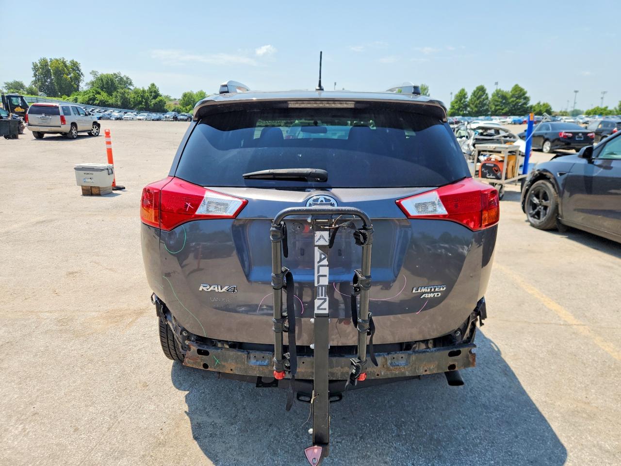 2013 Toyota Rav4 Limited Gray vin: 2T3DFREV2DW067385