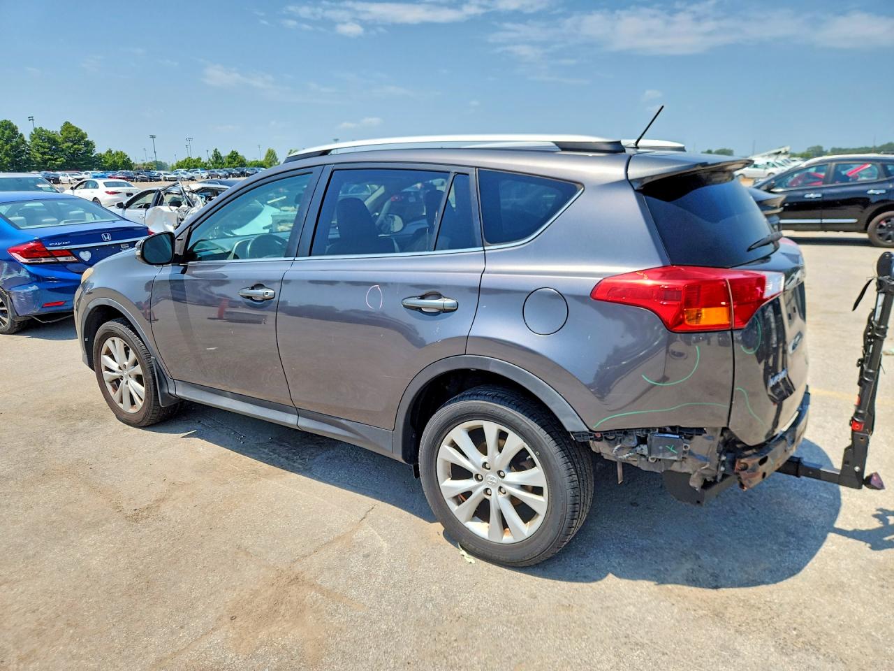 2013 Toyota Rav4 Limited Gray vin: 2T3DFREV2DW067385