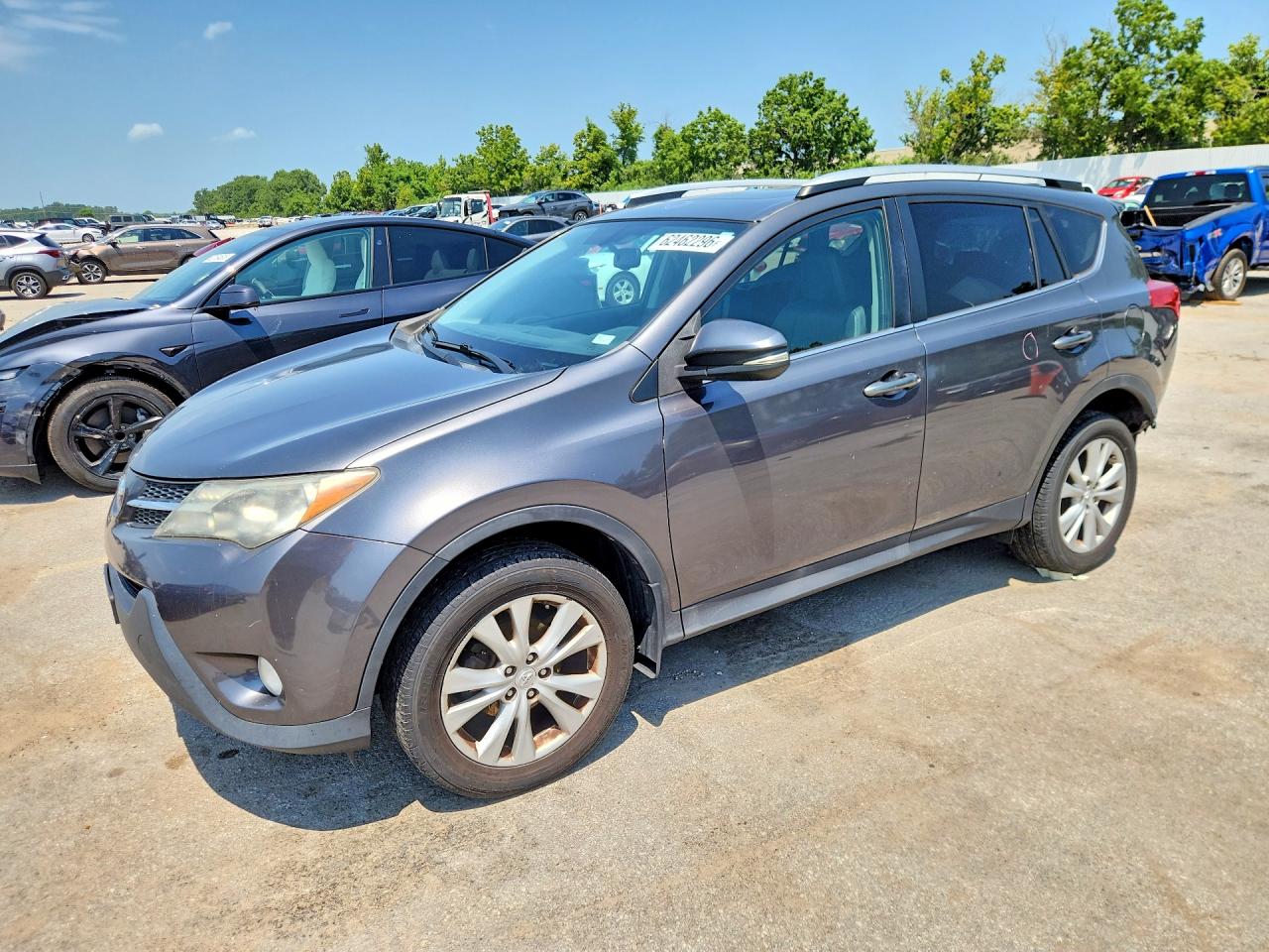 2013 Toyota Rav4 Limited Серый vin: 2T3DFREV2DW067385