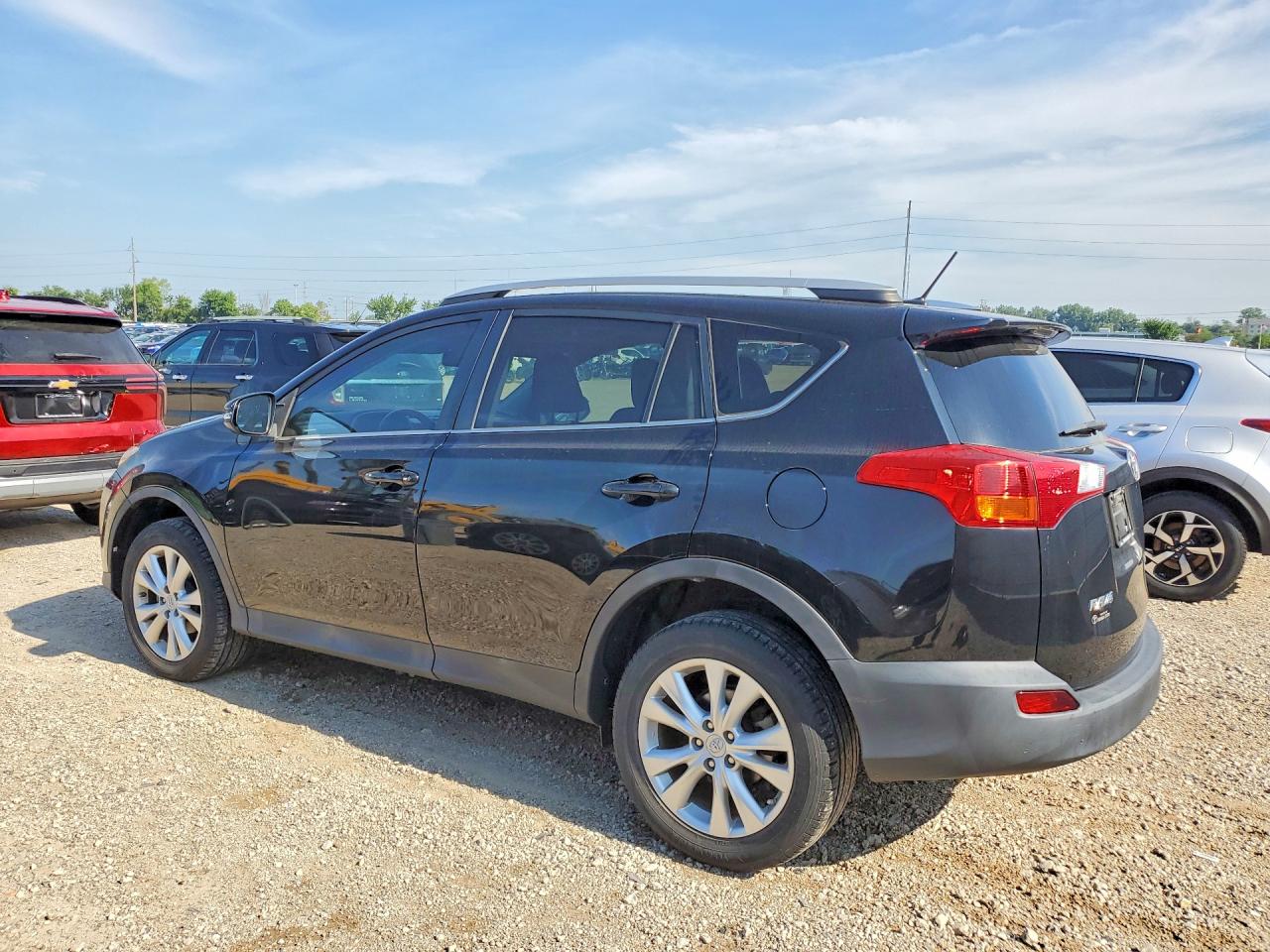 2013 Toyota Rav4 Limited Black vin: 2T3DFREV2DW078287