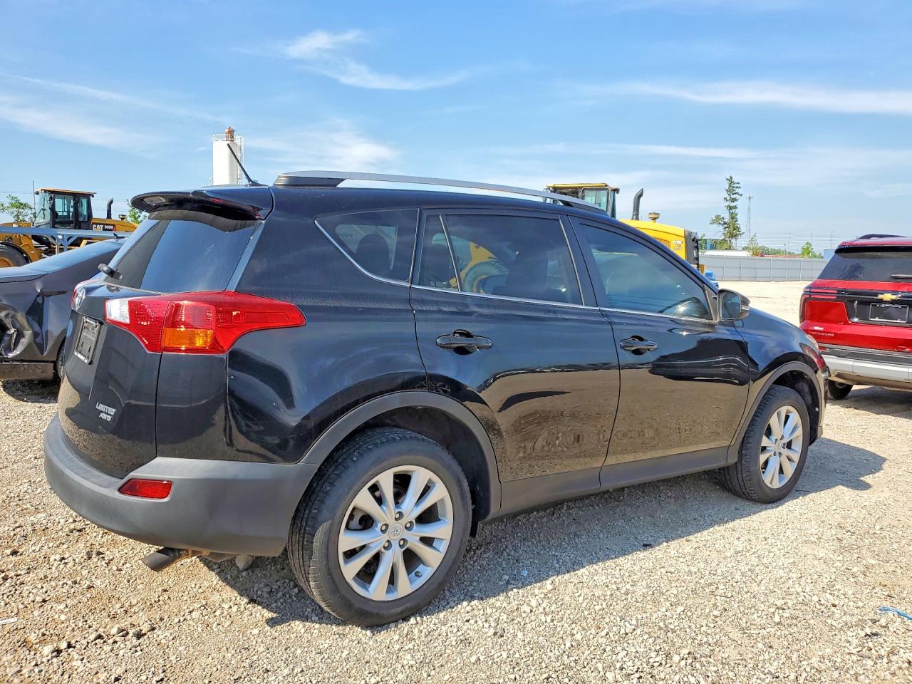 2013 Toyota Rav4 Limited Black vin: 2T3DFREV2DW078287