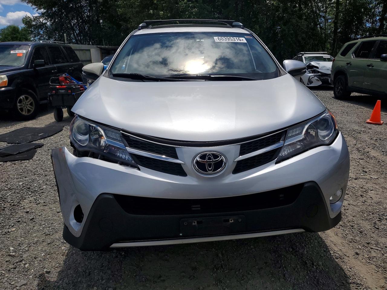 2013 Toyota Rav4 Limited Silver vin: 2T3DFREV2DW093016
