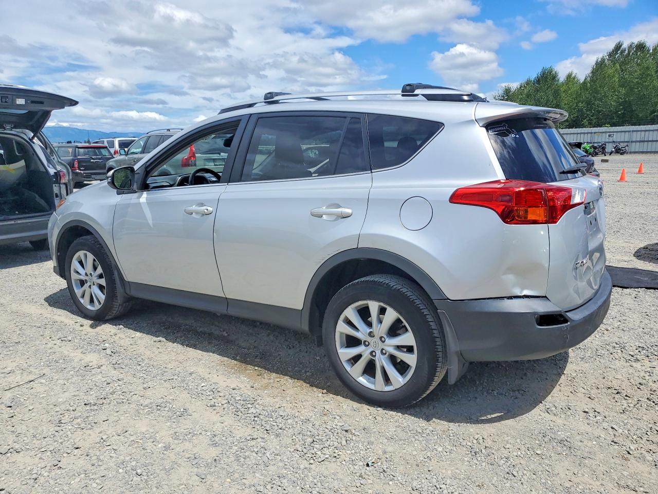 2013 Toyota Rav4 Limited Silver vin: 2T3DFREV2DW093016