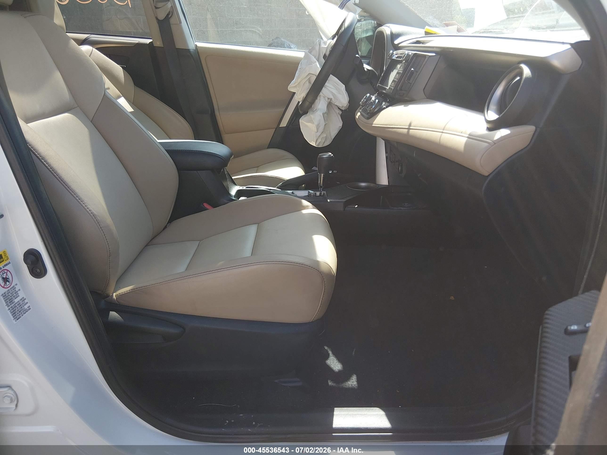 2013 Toyota Rav4 Limited White vin: 2T3DFREV2DW106931