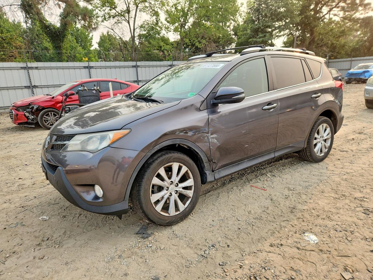 2013 Toyota Rav4 Limited Gray vin: 2T3DFREV2DW117251