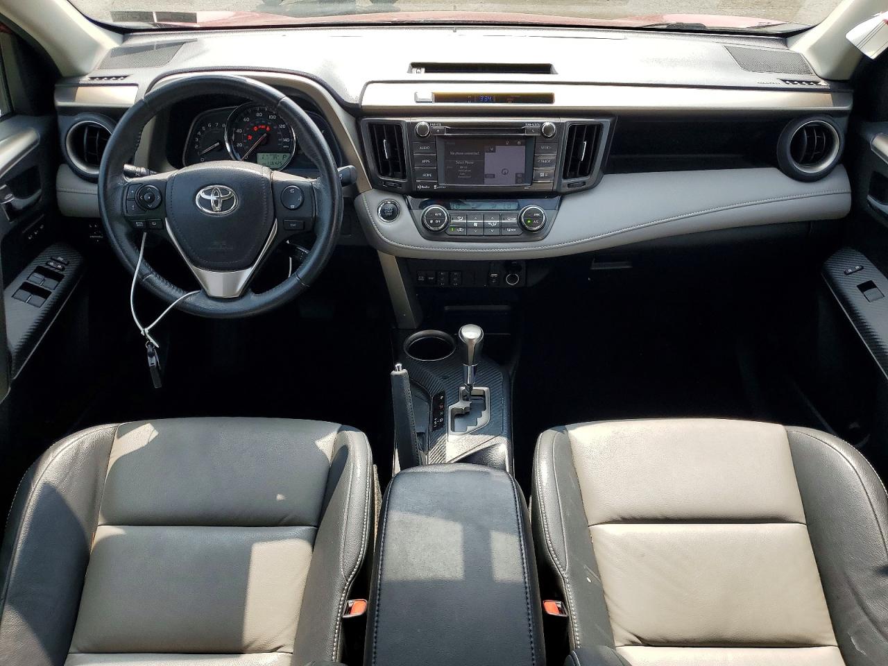 2014 Toyota Rav4 Limited Red vin: 2T3DFREV2EW130647