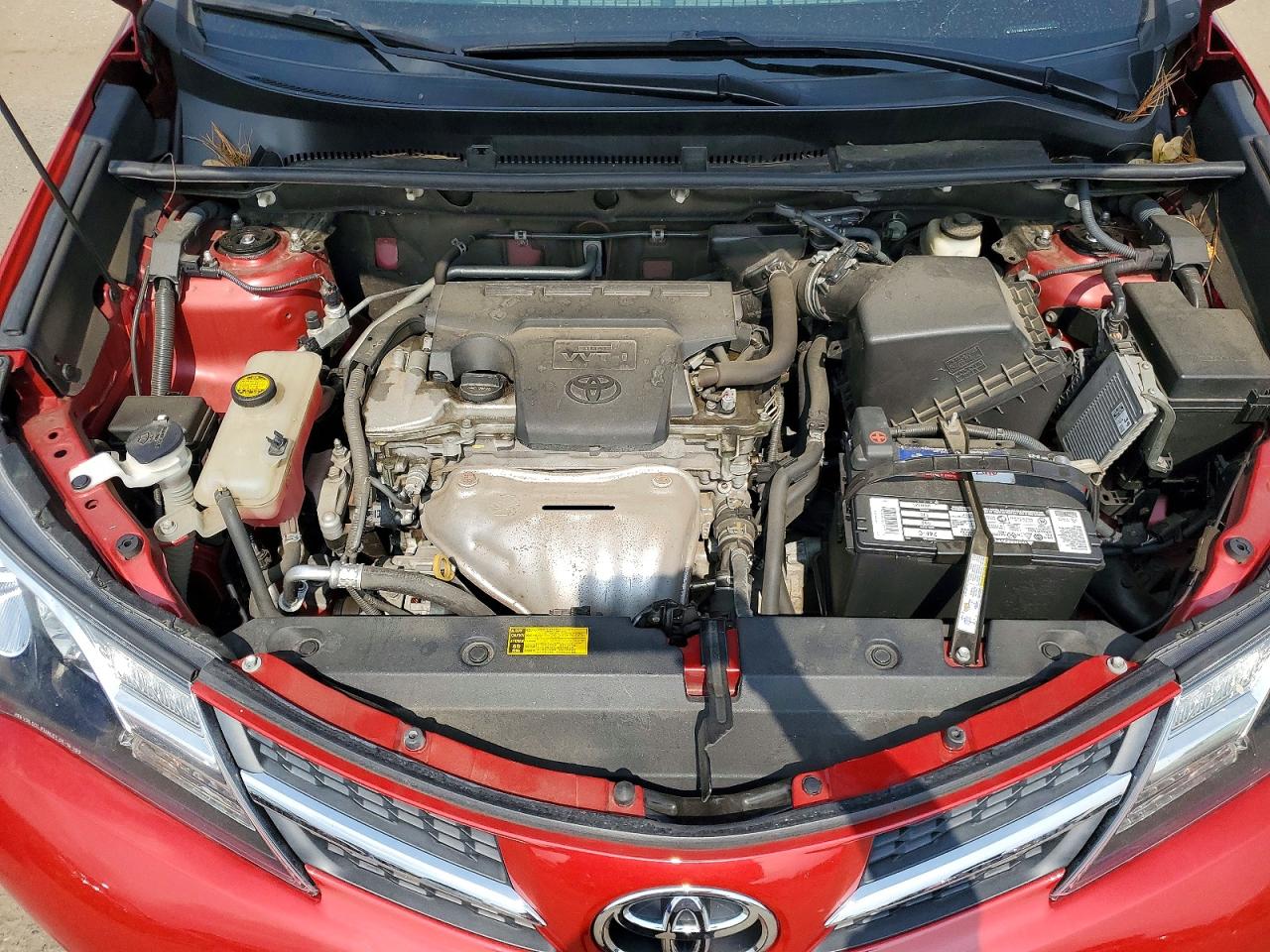 2014 Toyota Rav4 Limited Red vin: 2T3DFREV2EW130647