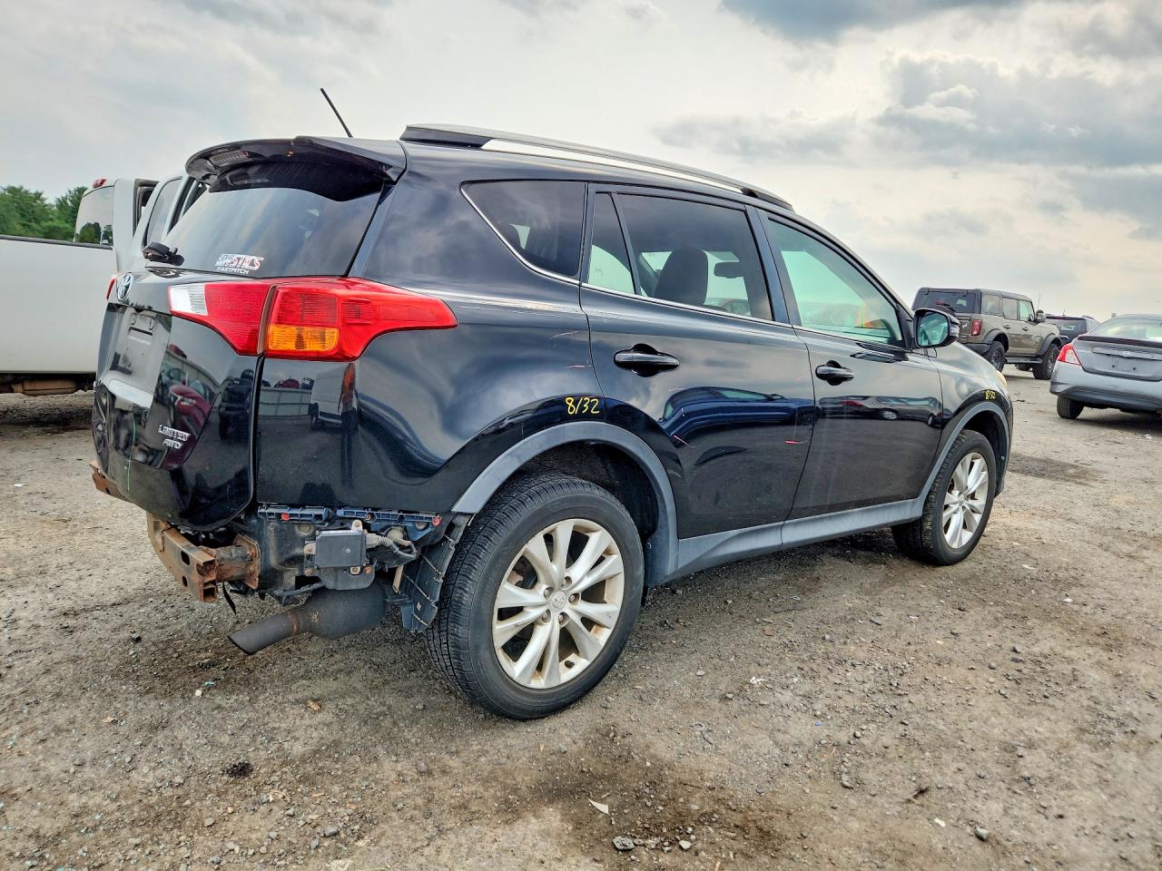 2014 Toyota Rav4 Limited Black vin: 2T3DFREV2EW131975