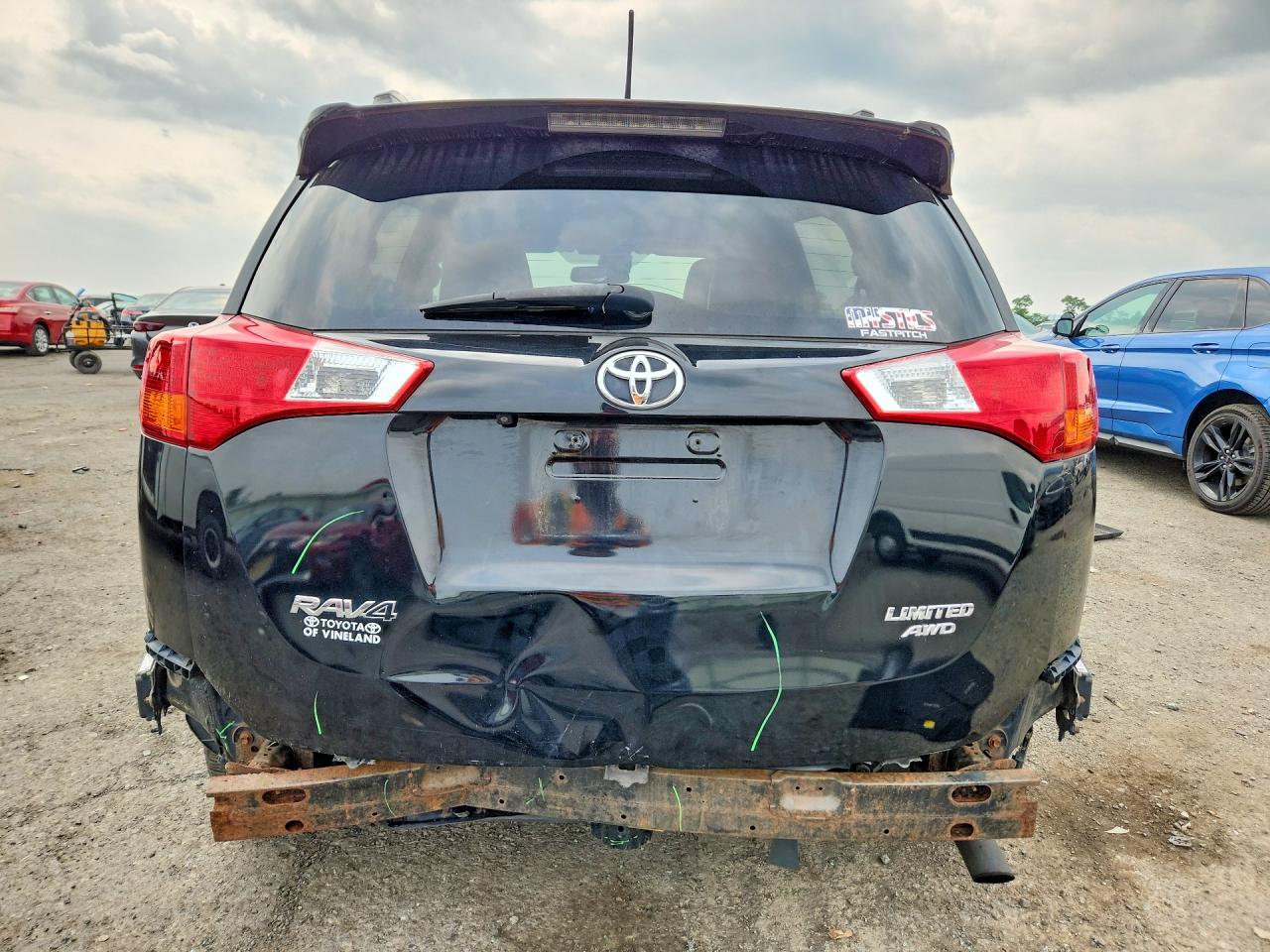 2014 Toyota Rav4 Limited Black vin: 2T3DFREV2EW131975