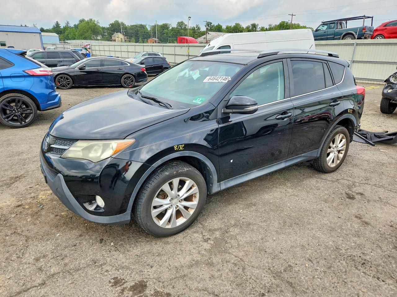 2014 Toyota Rav4 Limited Black vin: 2T3DFREV2EW131975