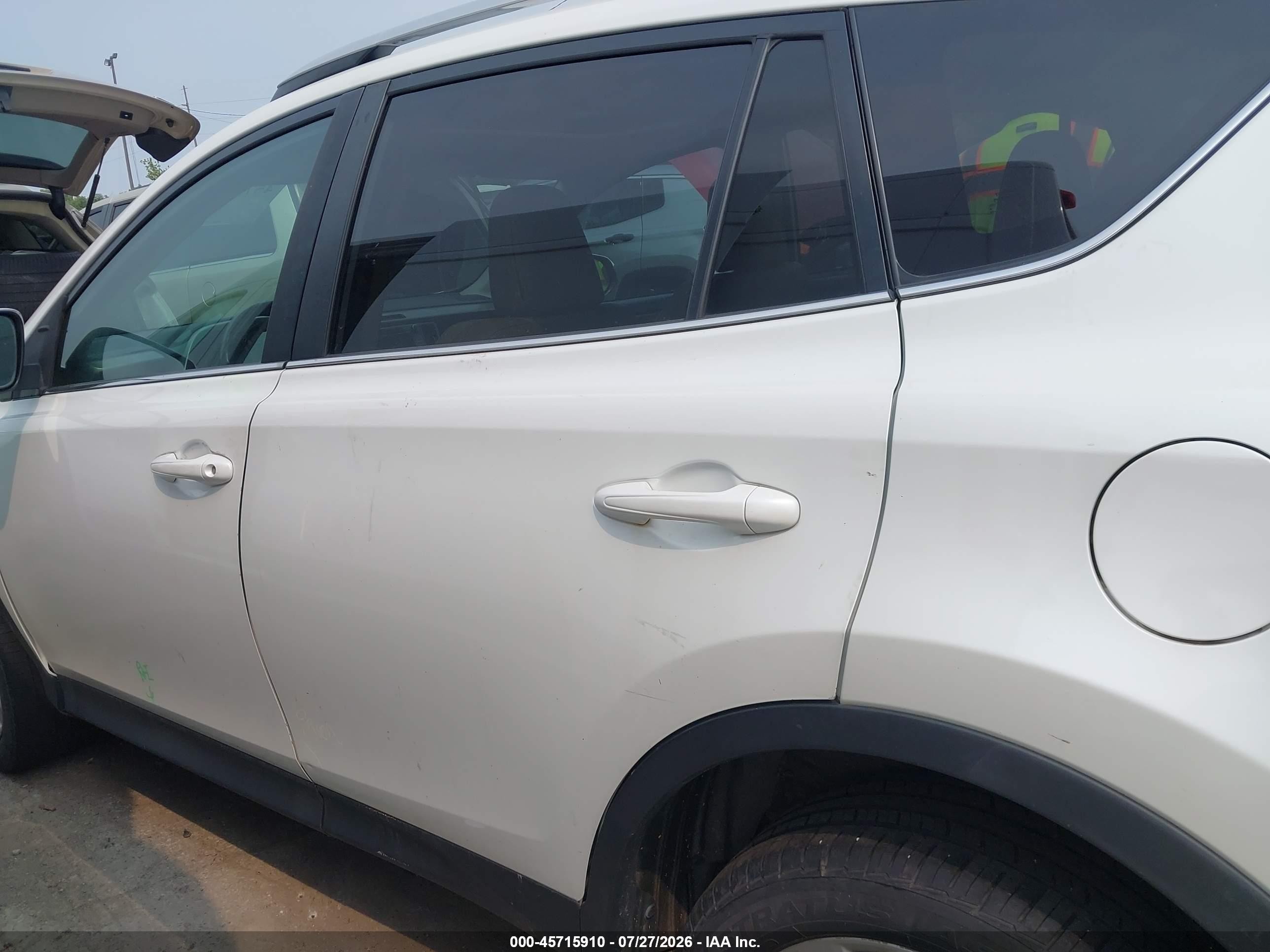 2014 Toyota Rav4 Limited White vin: 2T3DFREV2EW144516