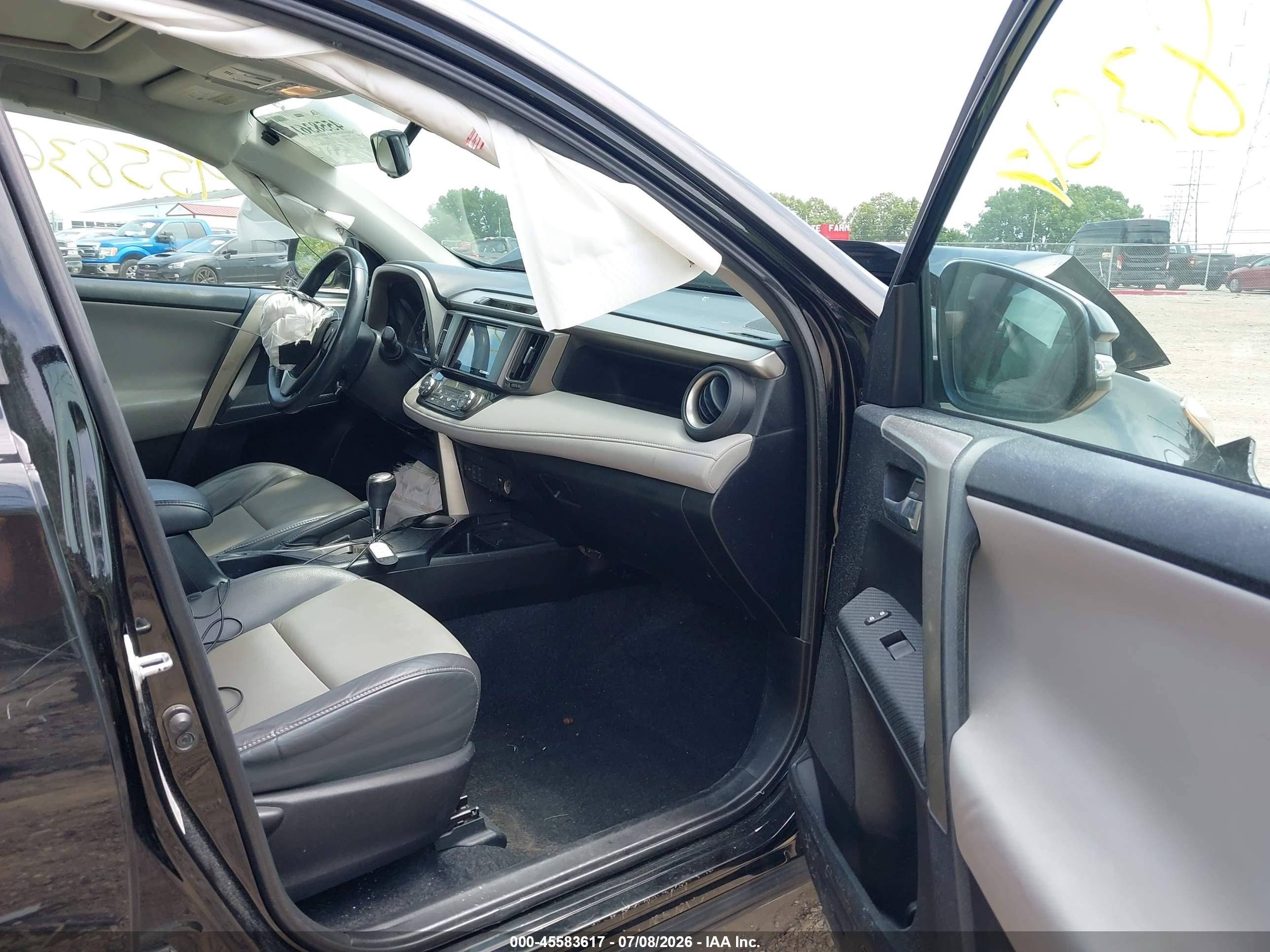 2014 Toyota Rav4 Limited Черный vin: 2T3DFREV2EW178469