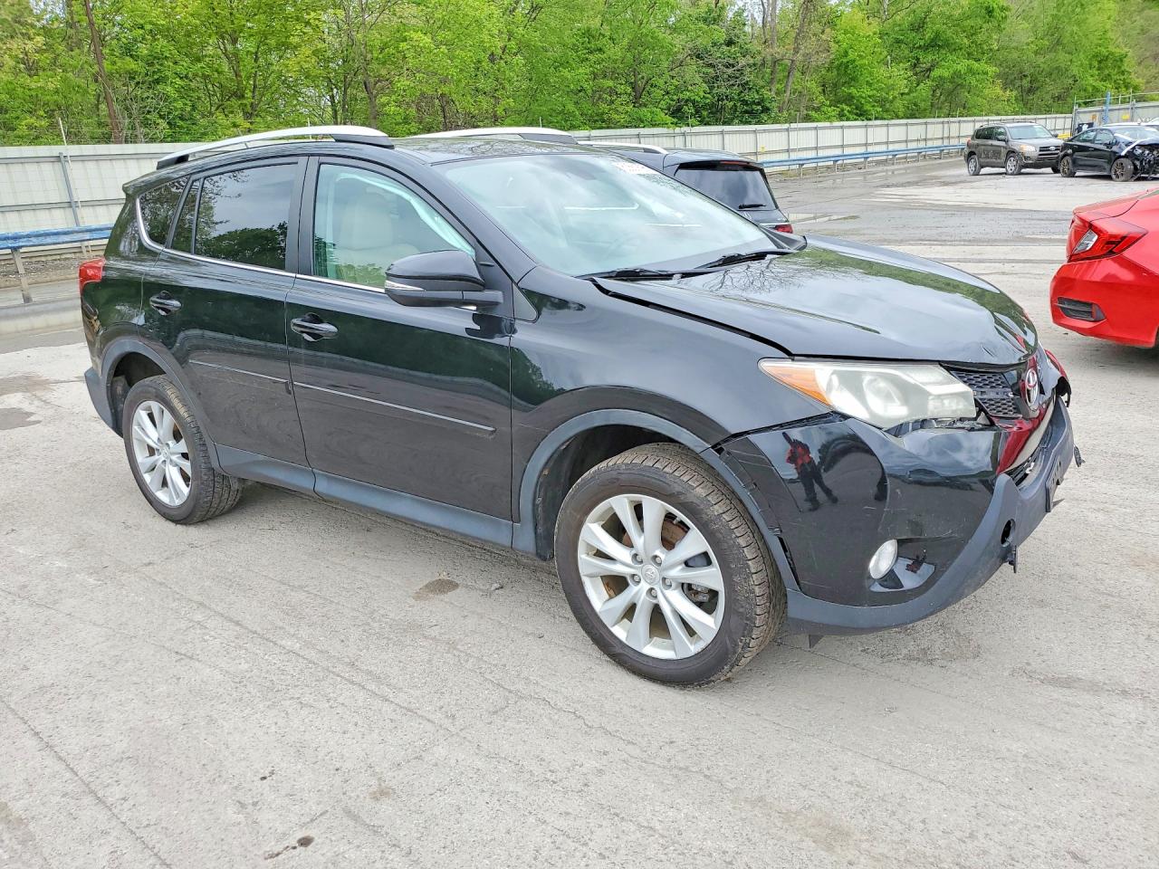 2014 Toyota Rav4 Limited Black vin: 2T3DFREV2EW181663