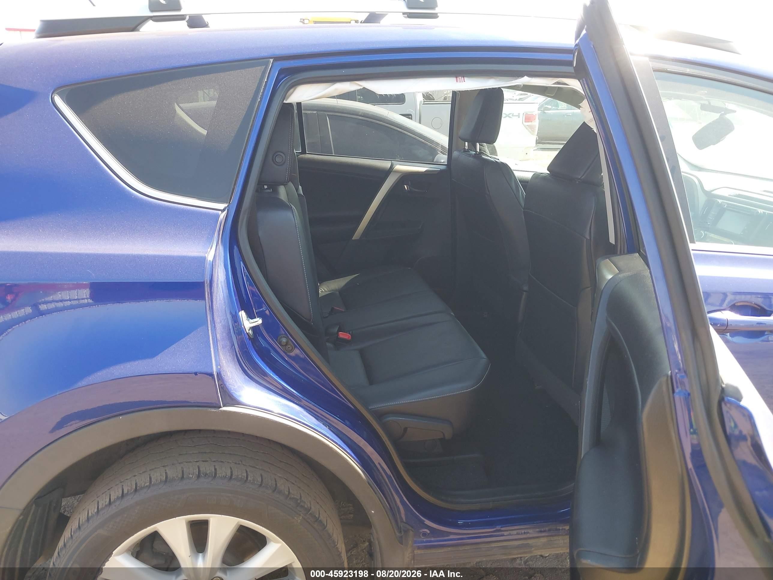 2014 Toyota Rav4 Limited Blue vin: 2T3DFREV2EW183123