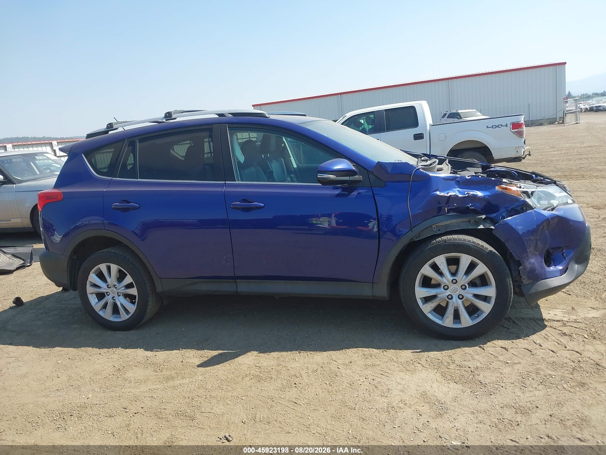 2014 Toyota Rav4 Limited Blue vin: 2T3DFREV2EW183123