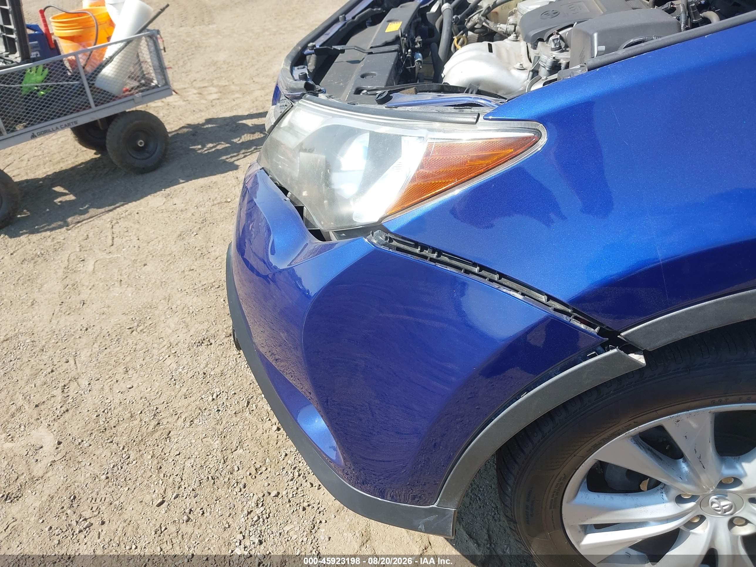 2014 Toyota Rav4 Limited Blue vin: 2T3DFREV2EW183123