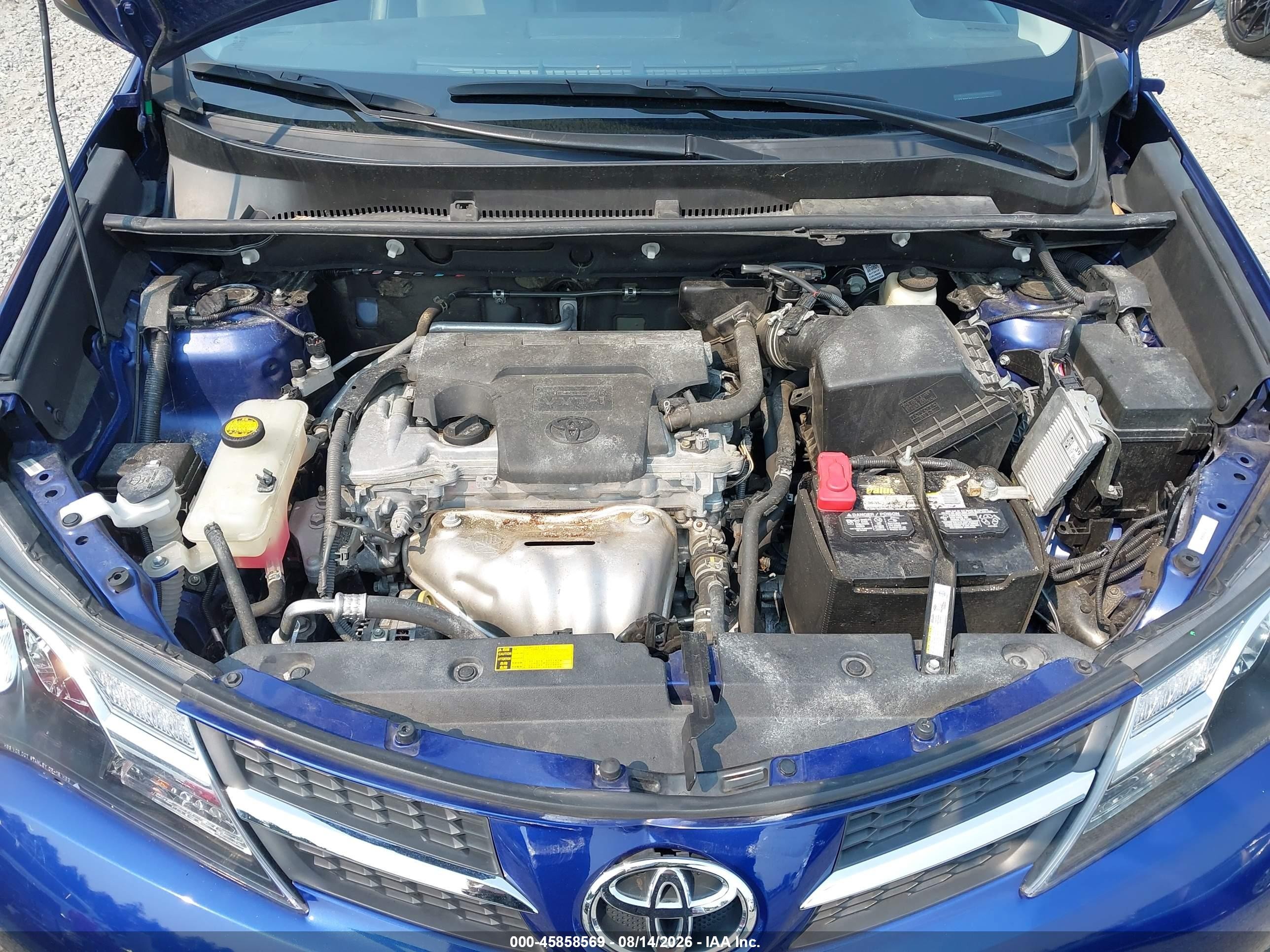 2014 Toyota Rav4 Limited Blue vin: 2T3DFREV2EW190363