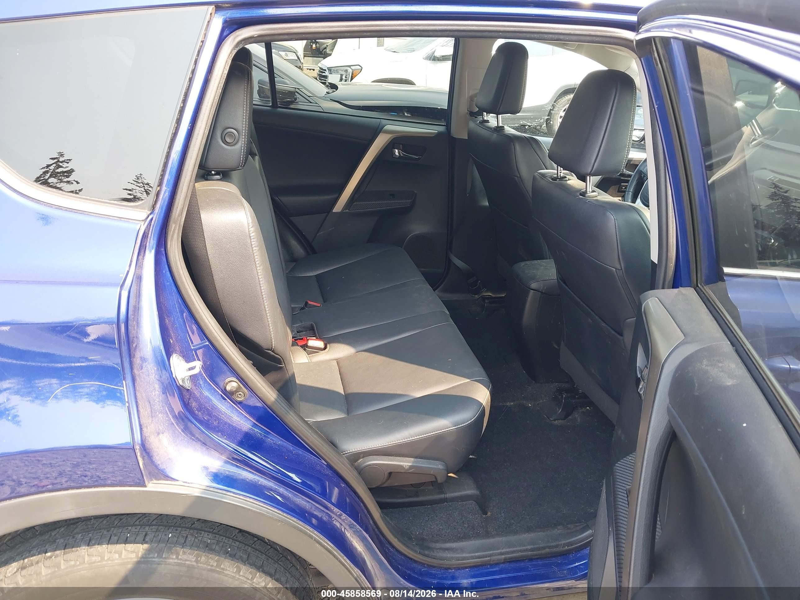 2014 Toyota Rav4 Limited Blue vin: 2T3DFREV2EW190363