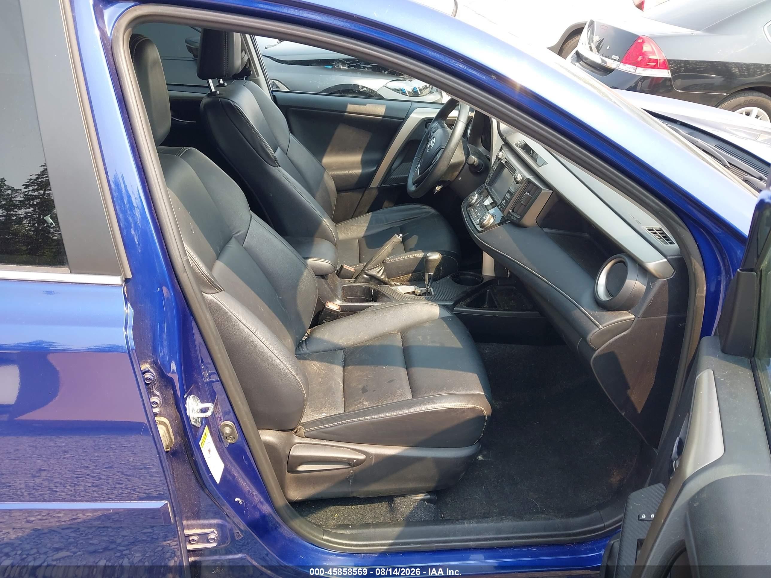 2014 Toyota Rav4 Limited Blue vin: 2T3DFREV2EW190363