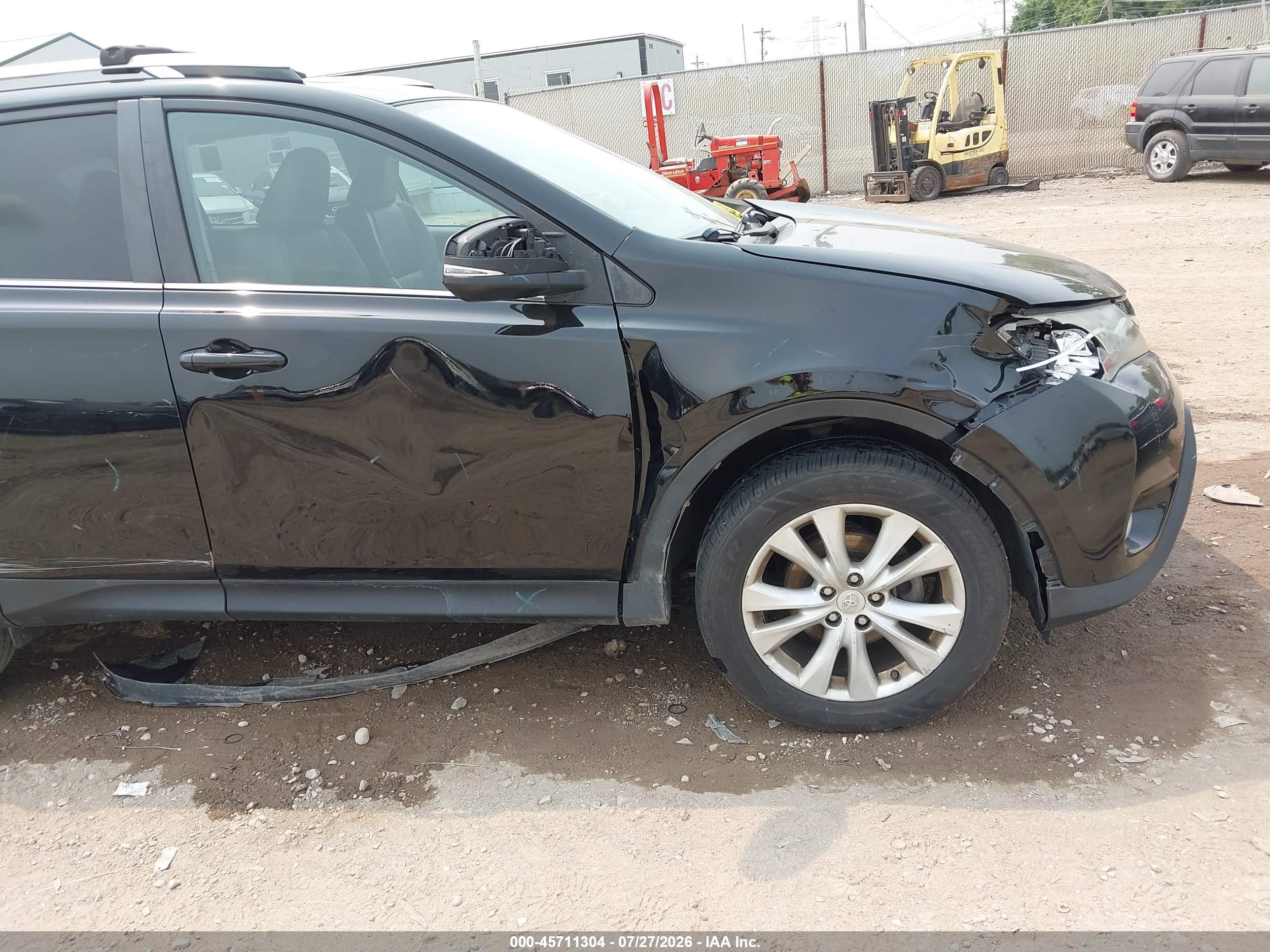 2014 Toyota Rav4 Limited Black vin: 2T3DFREV2EW211888