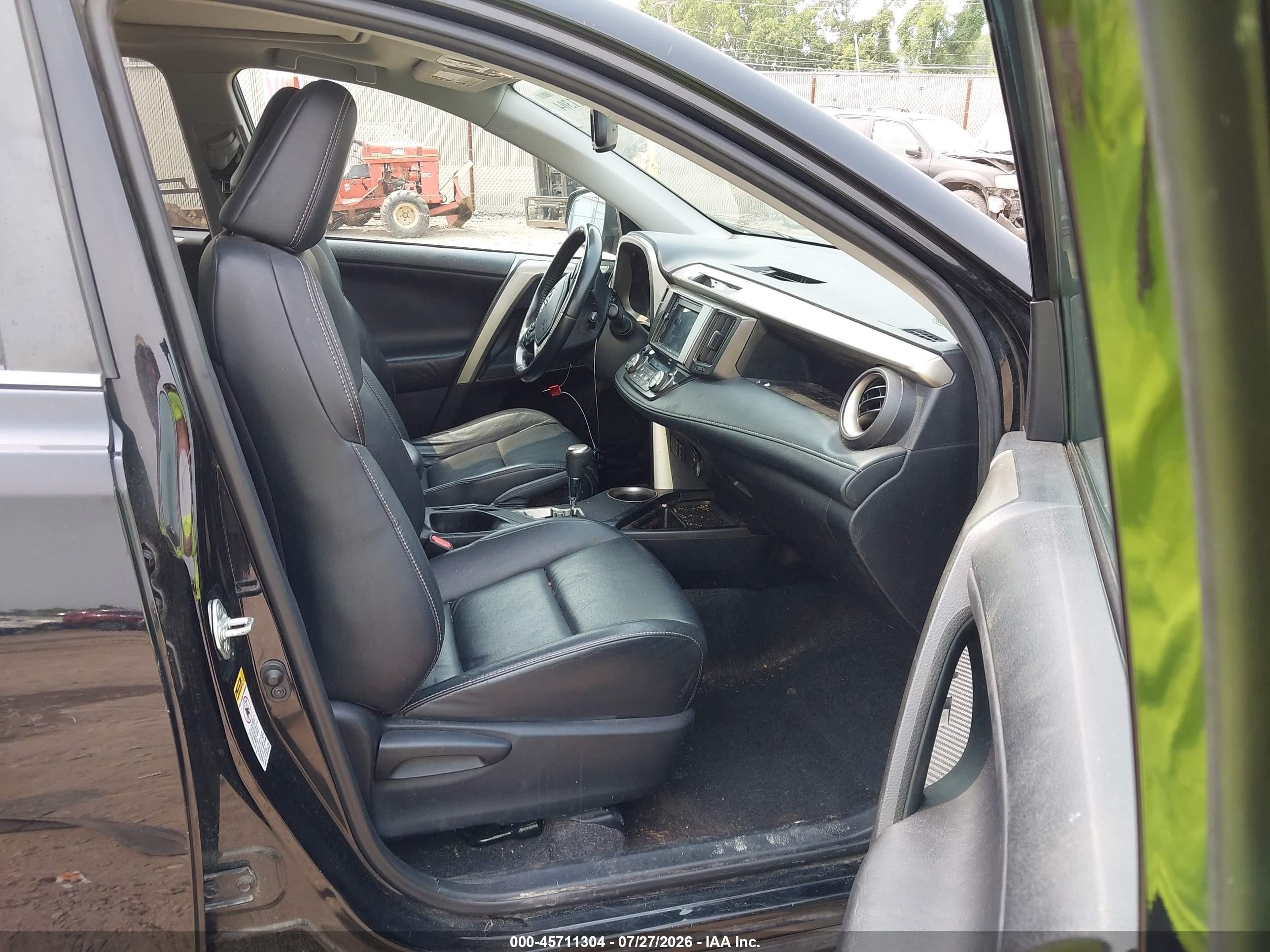 2014 Toyota Rav4 Limited Black vin: 2T3DFREV2EW211888