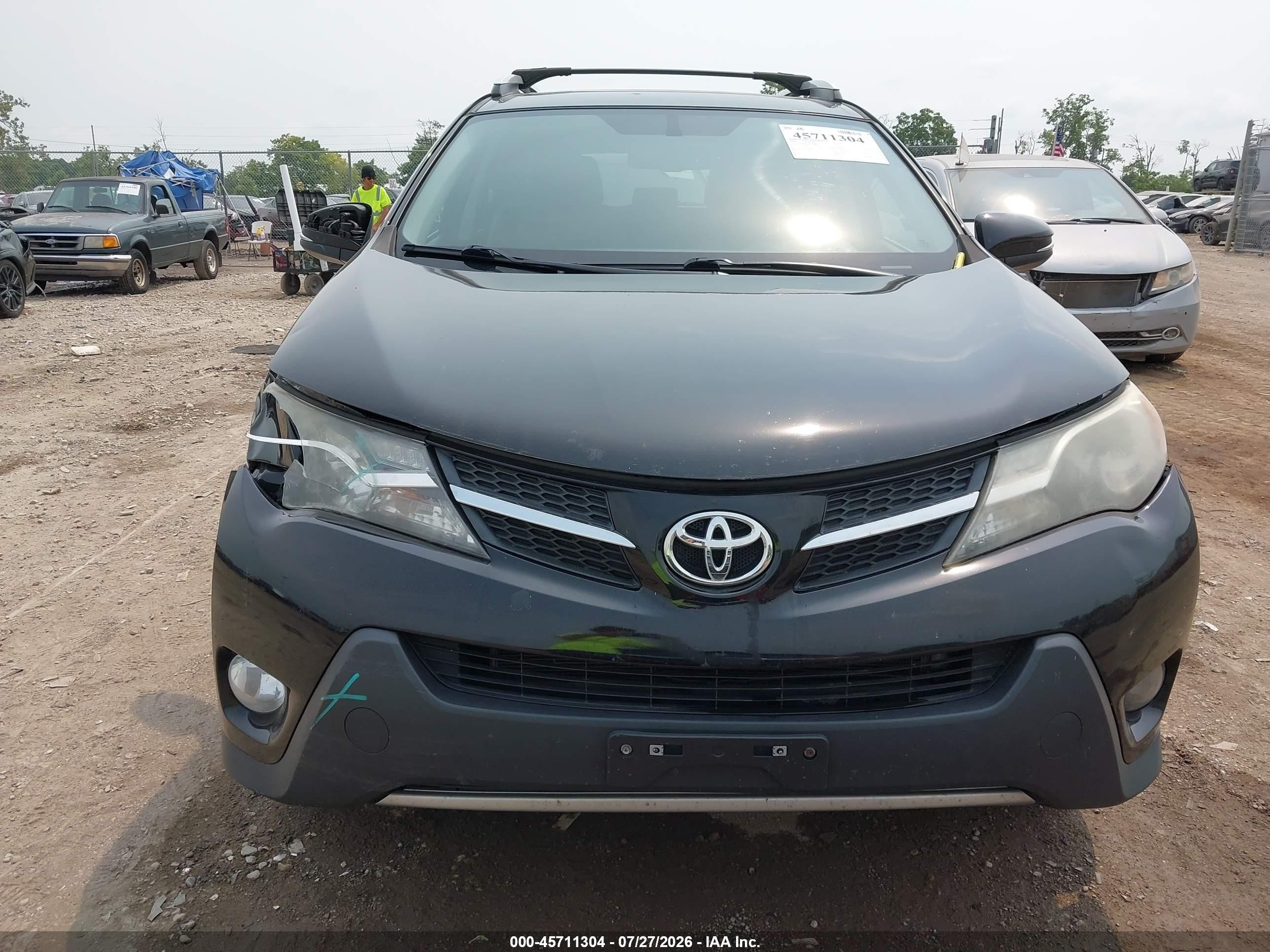 2014 Toyota Rav4 Limited Black vin: 2T3DFREV2EW211888
