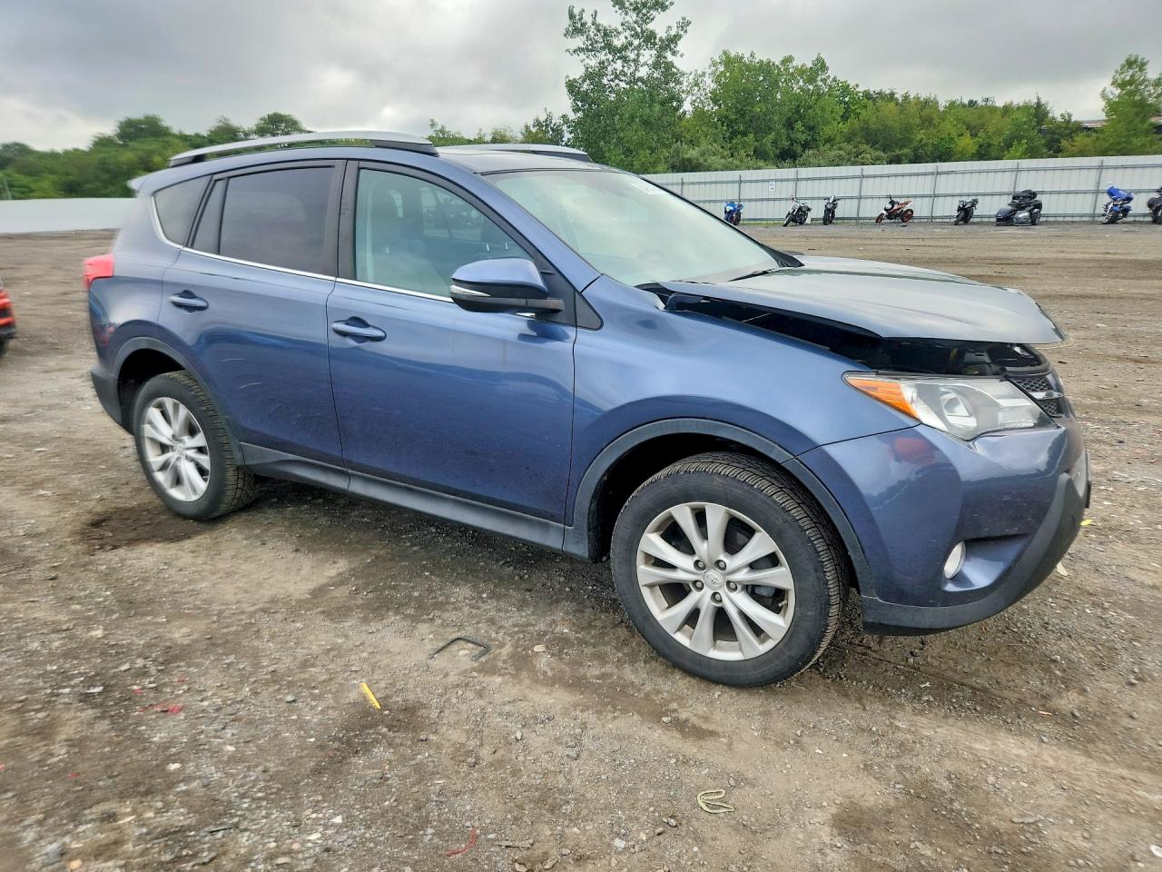 2014 Toyota Rav4 Limited Blue vin: 2T3DFREV2EW213981