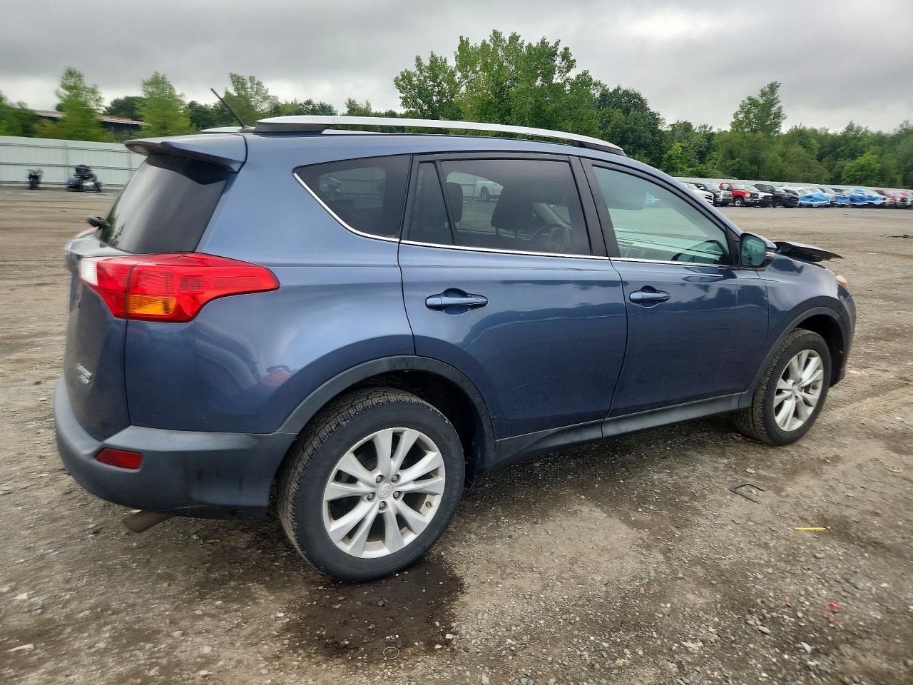 2014 Toyota Rav4 Limited Blue vin: 2T3DFREV2EW213981